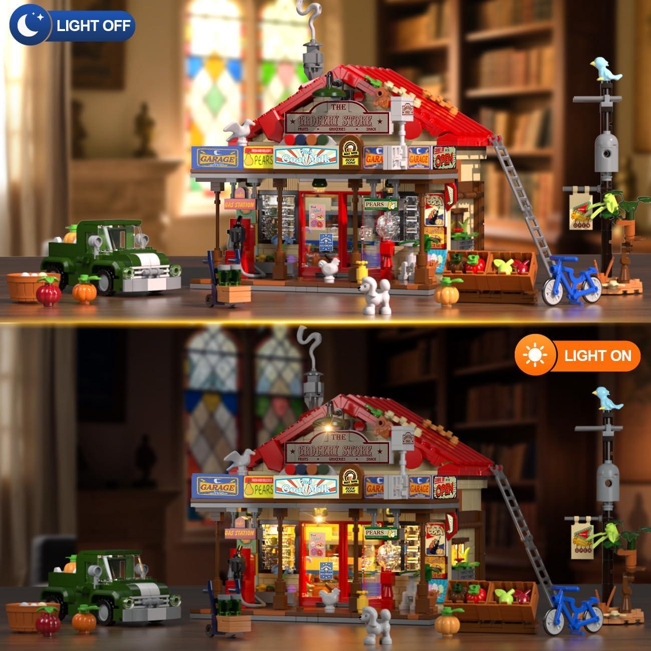 Juego de Construcción Tienda General INSOON 1709 PZS LED