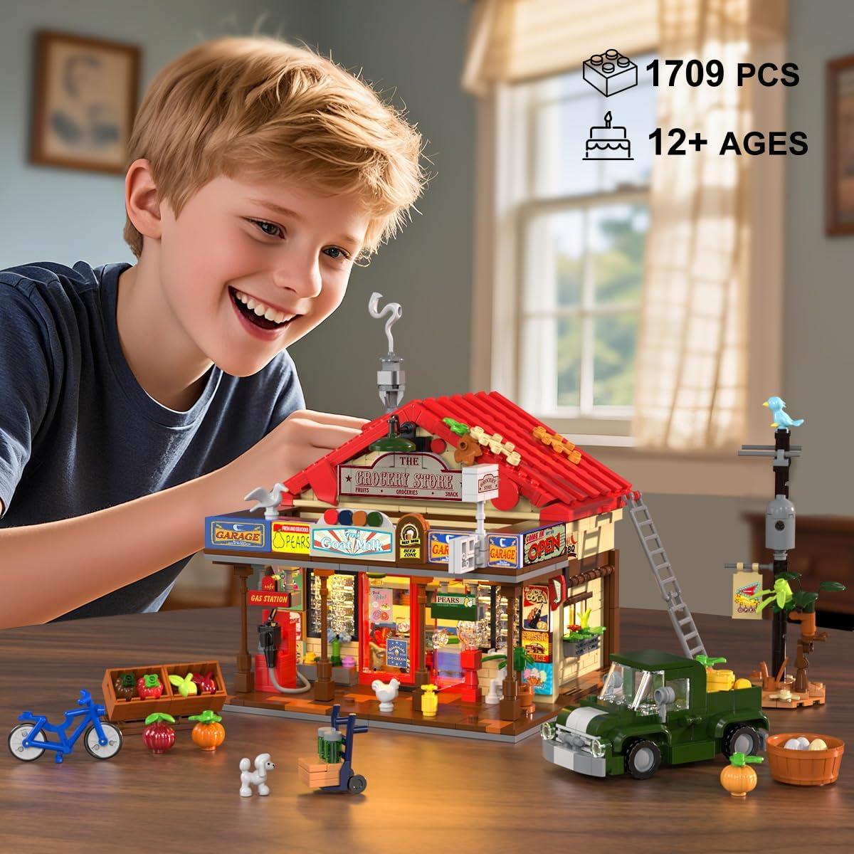 Juego de Construcción Tienda General INSOON 1709 PZS LED