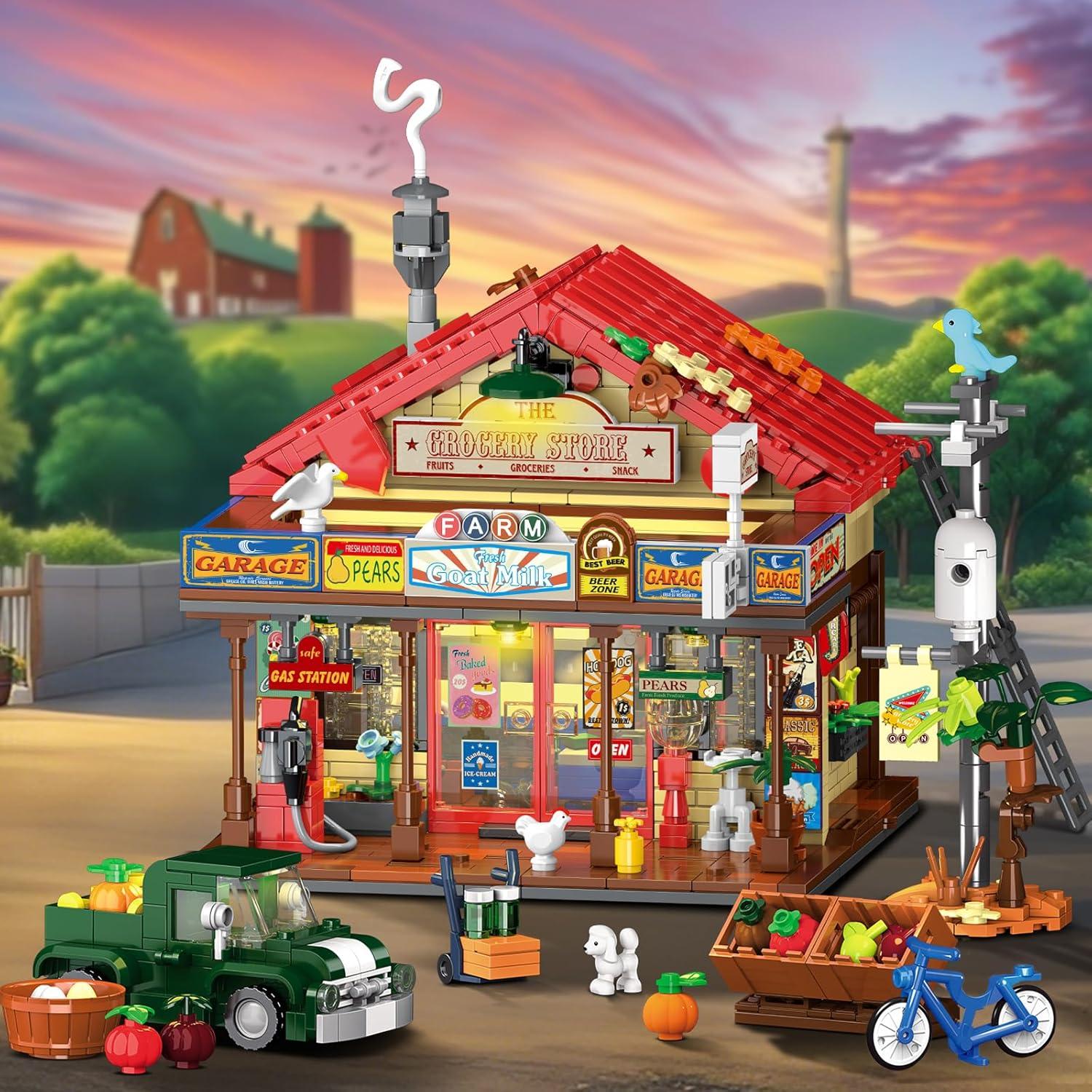 Juego de Construcción Tienda General INSOON 1709 PZS LED