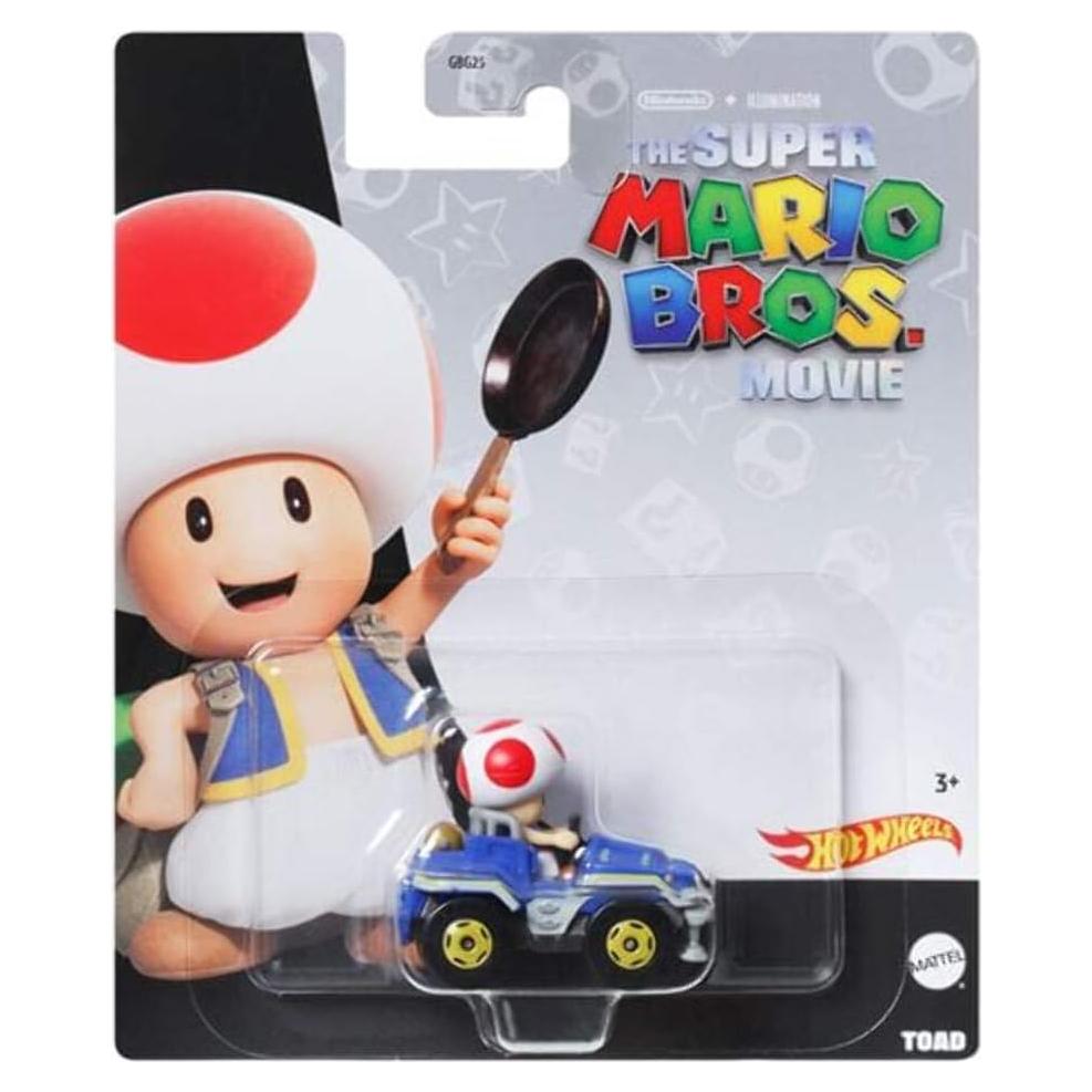 Hot Wheels Mario Kart Coche a Escala 1:64 Toad HKD58