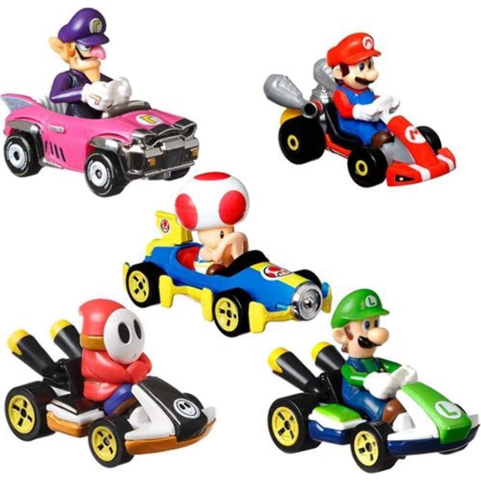 Hot Wheels Mario Kart Coche a Escala 1:64 Toad HKD58