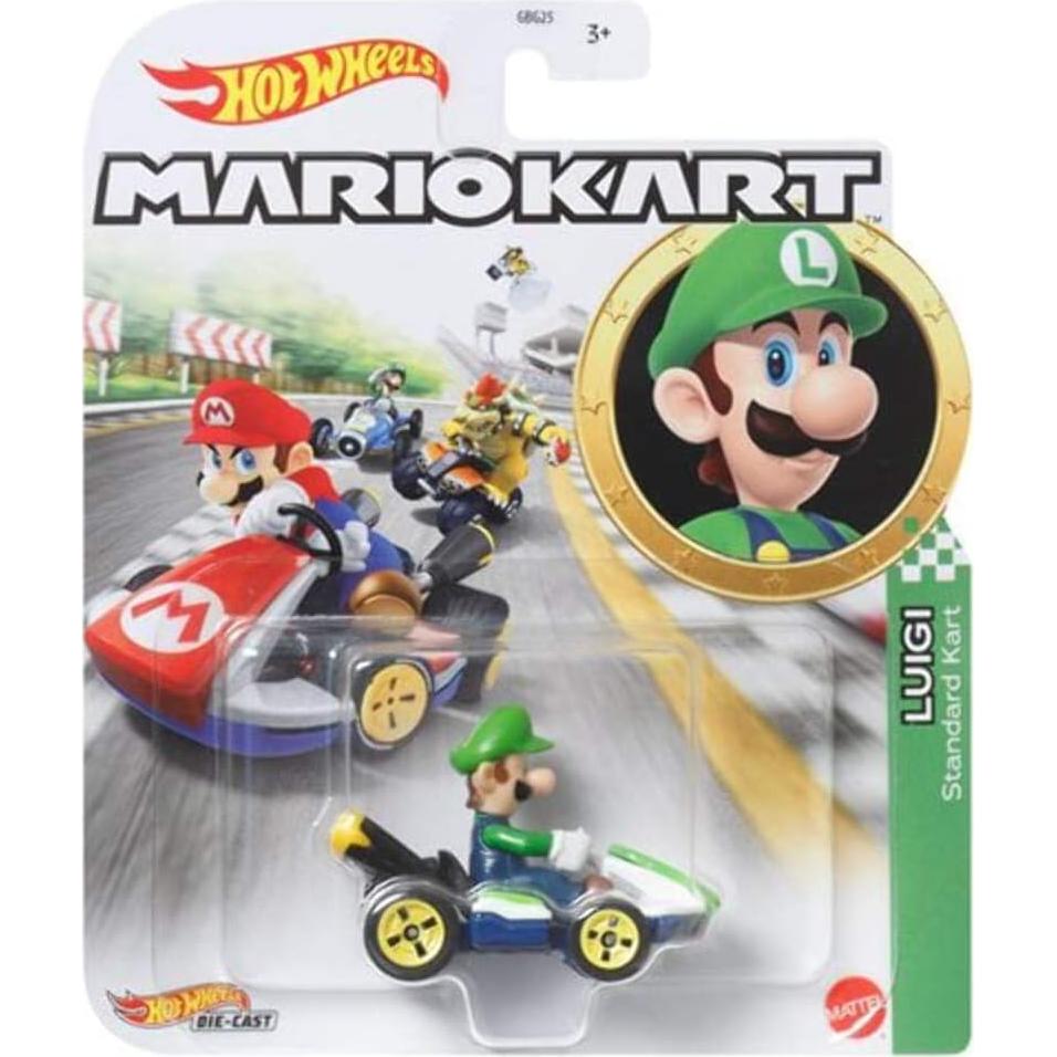 Hot Wheels Mario Kart Coche a Escala 1:64 Toad HKD58
