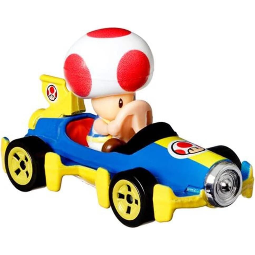 Hot Wheels Mario Kart Coche a Escala 1:64 Toad HKD58