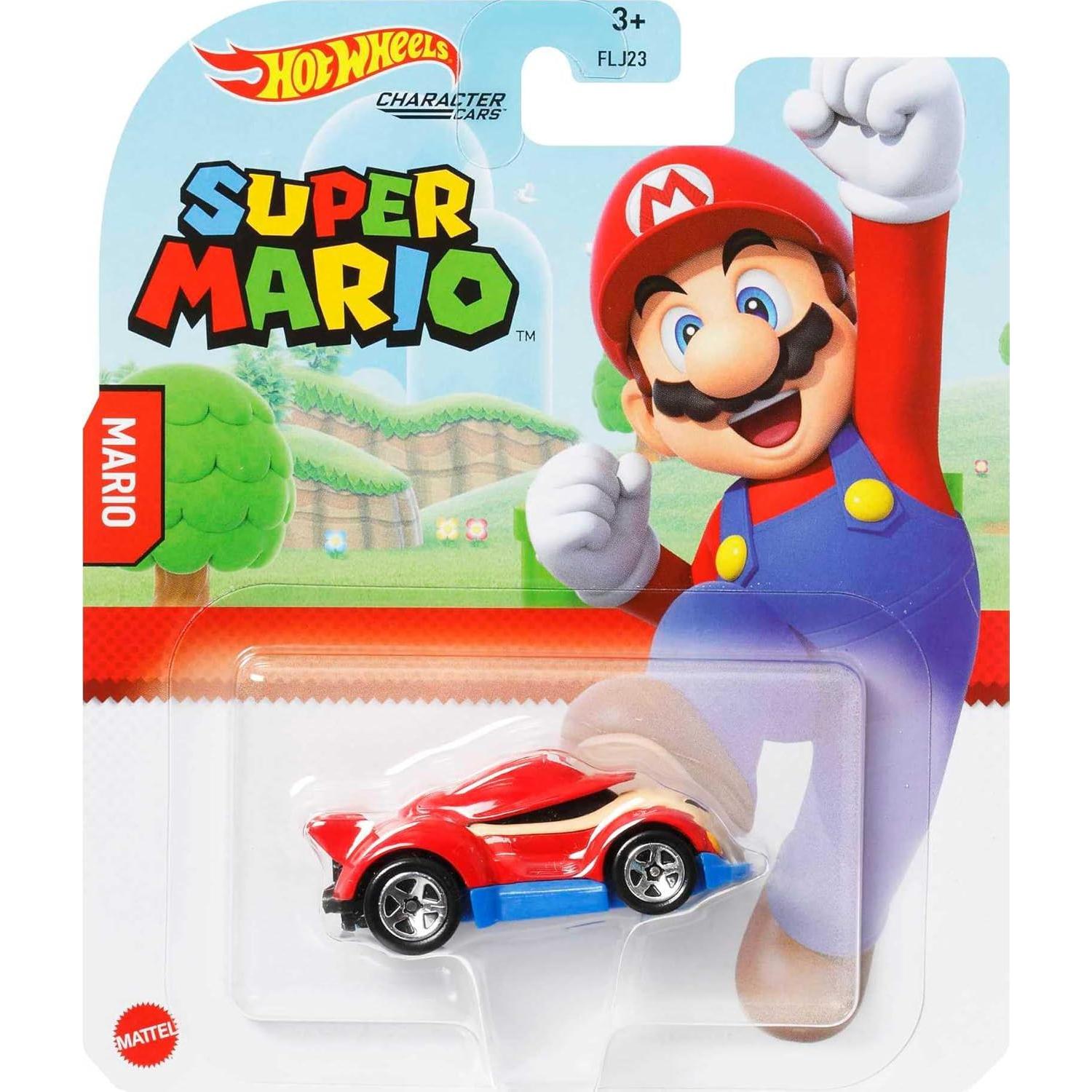 Hot Wheels Super Mario Vehículo de Personaje 1/7 - 59g