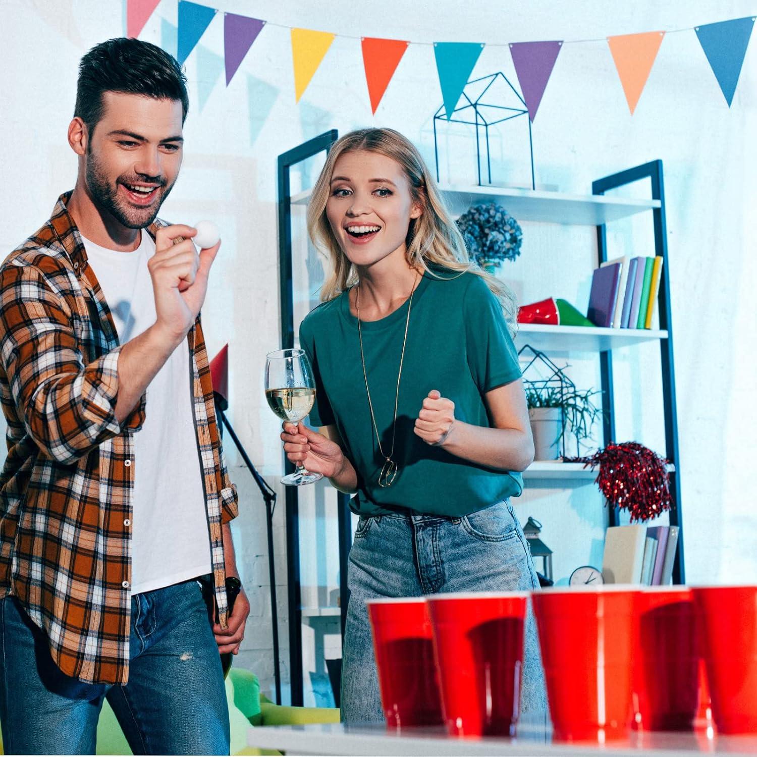 Pelotas de Tenis de Mesa CHENGU 80 Piezas 25 mm Blancas