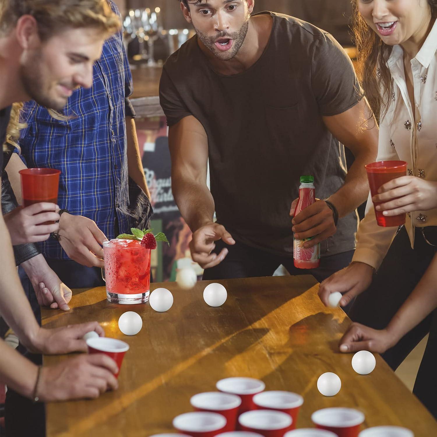 Pelotas de Tenis de Mesa CHENGU 80 Piezas 25 mm Blancas