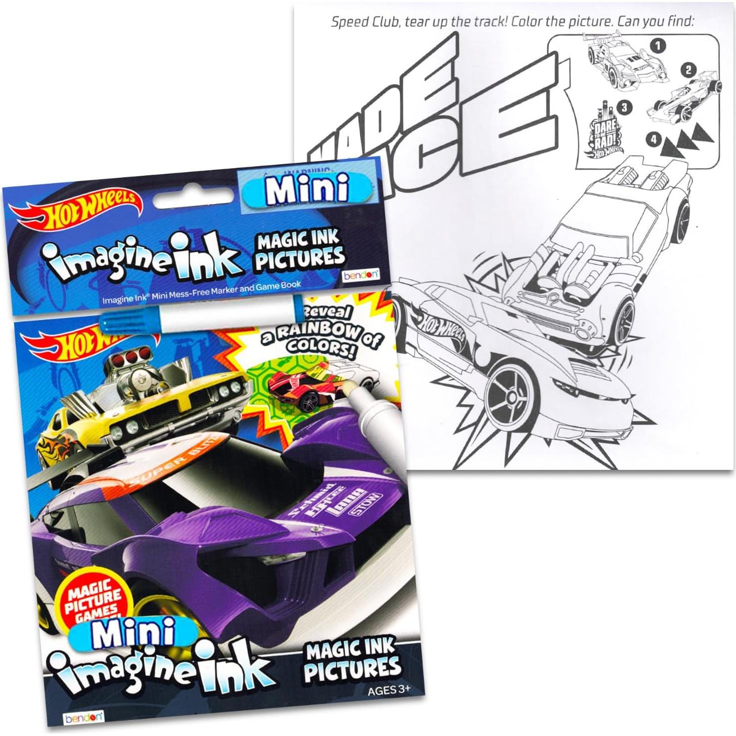 Conjunto de Libros para Colorear Monster Jam y Hot Wheels