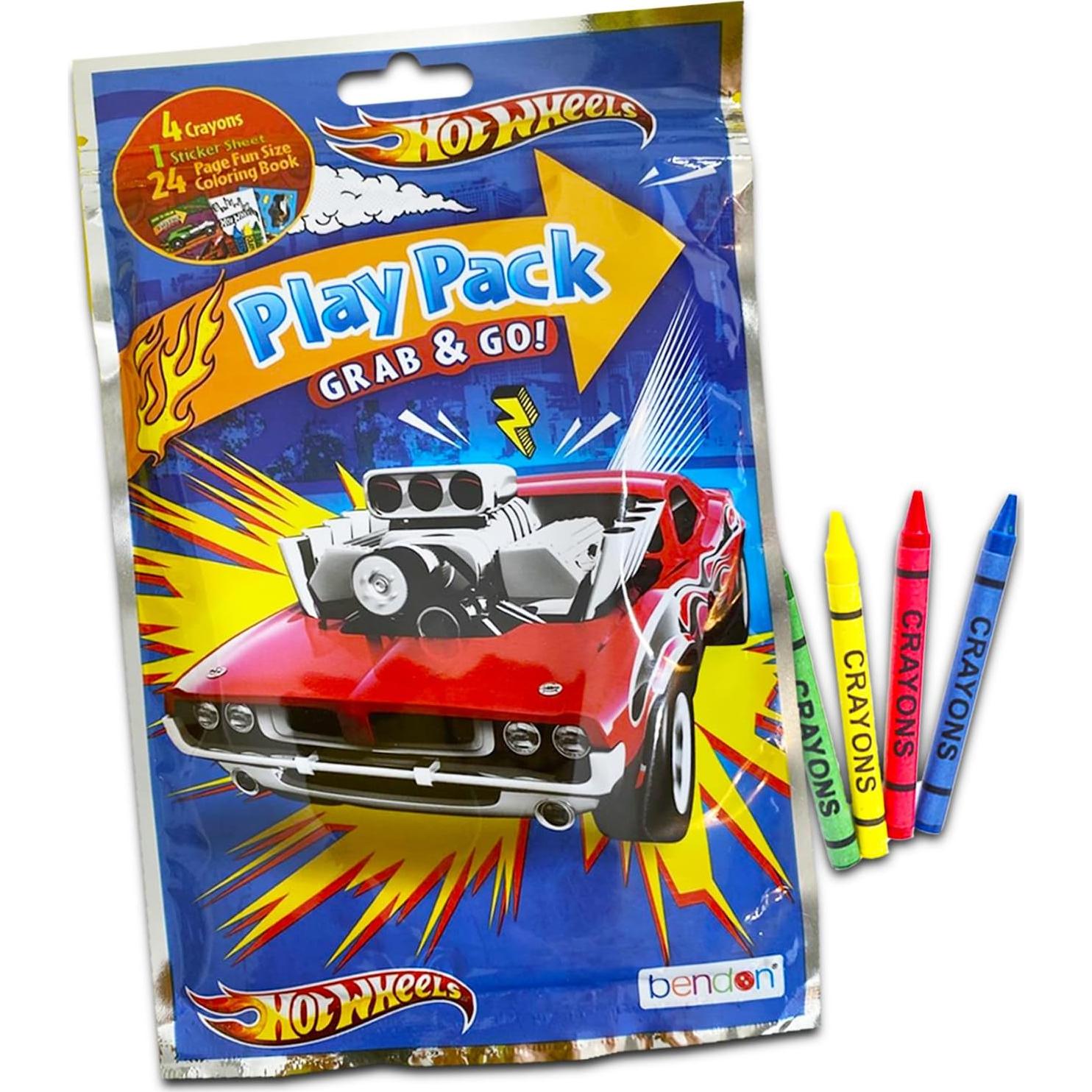 Conjunto de Libros para Colorear Monster Jam y Hot Wheels