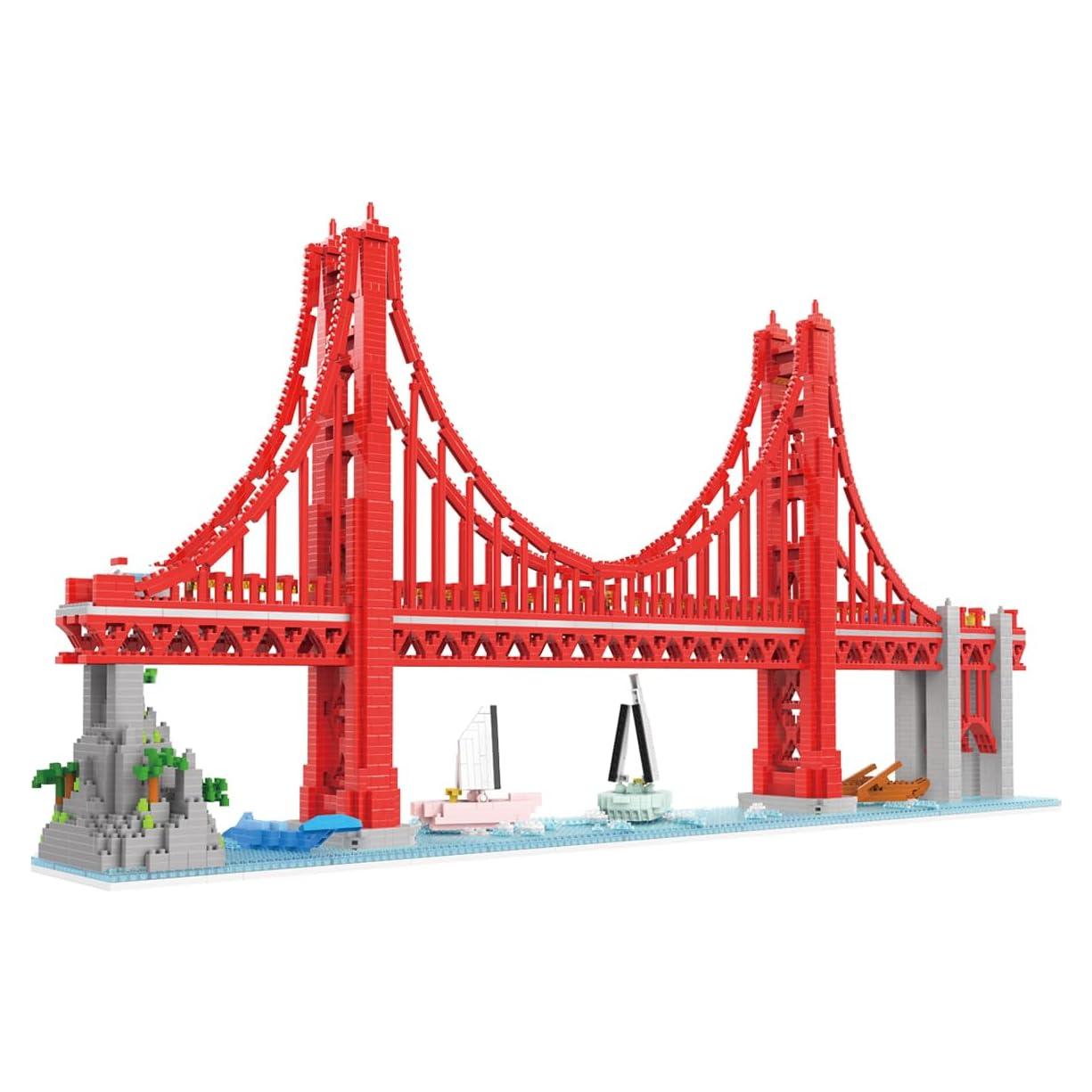 Juego de Bloques Micro Puente Golden Gate 3800 Piezas