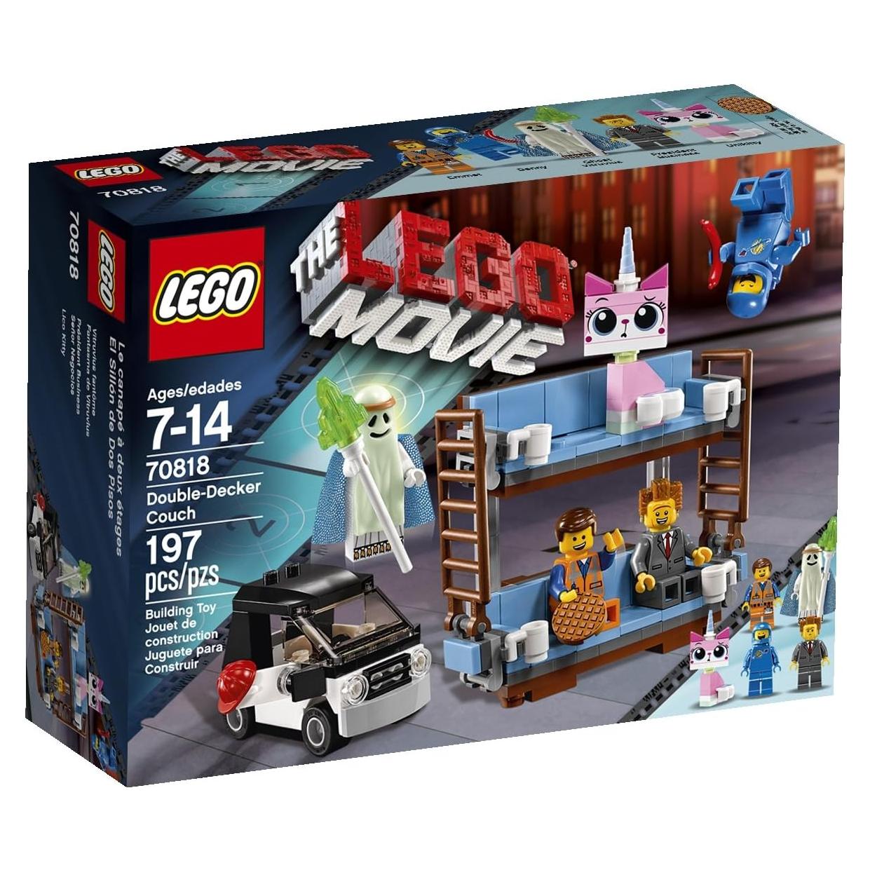 Sofá de dos pisos LEGO Movie con 4 minifiguras y accesorios