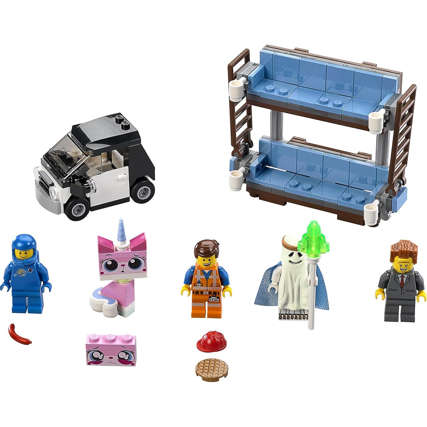 Sofá de dos pisos LEGO Movie con 4 minifiguras y accesorios