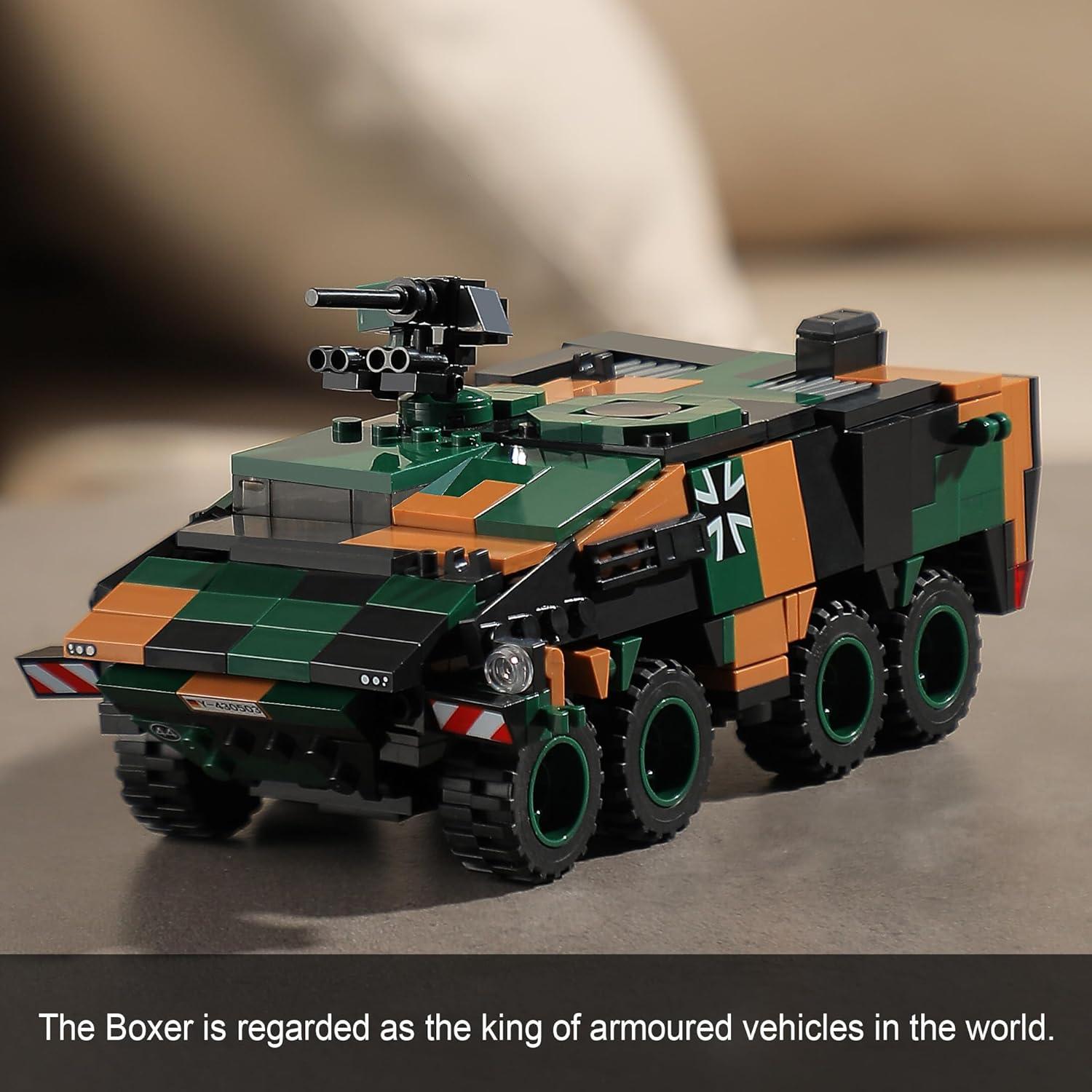 Conjunto de Construcción Militar JOYCOLI Boxer y Stryker 2-en-1