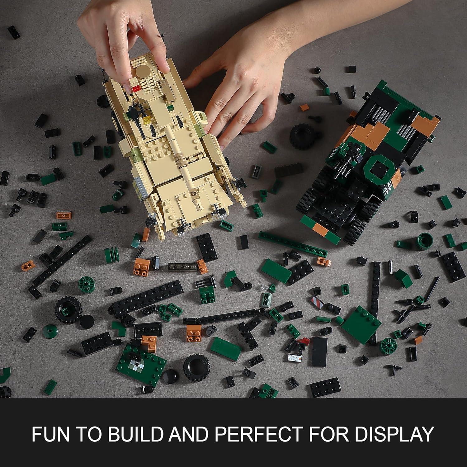 Conjunto de Construcción Militar JOYCOLI Boxer y Stryker 2-en-1