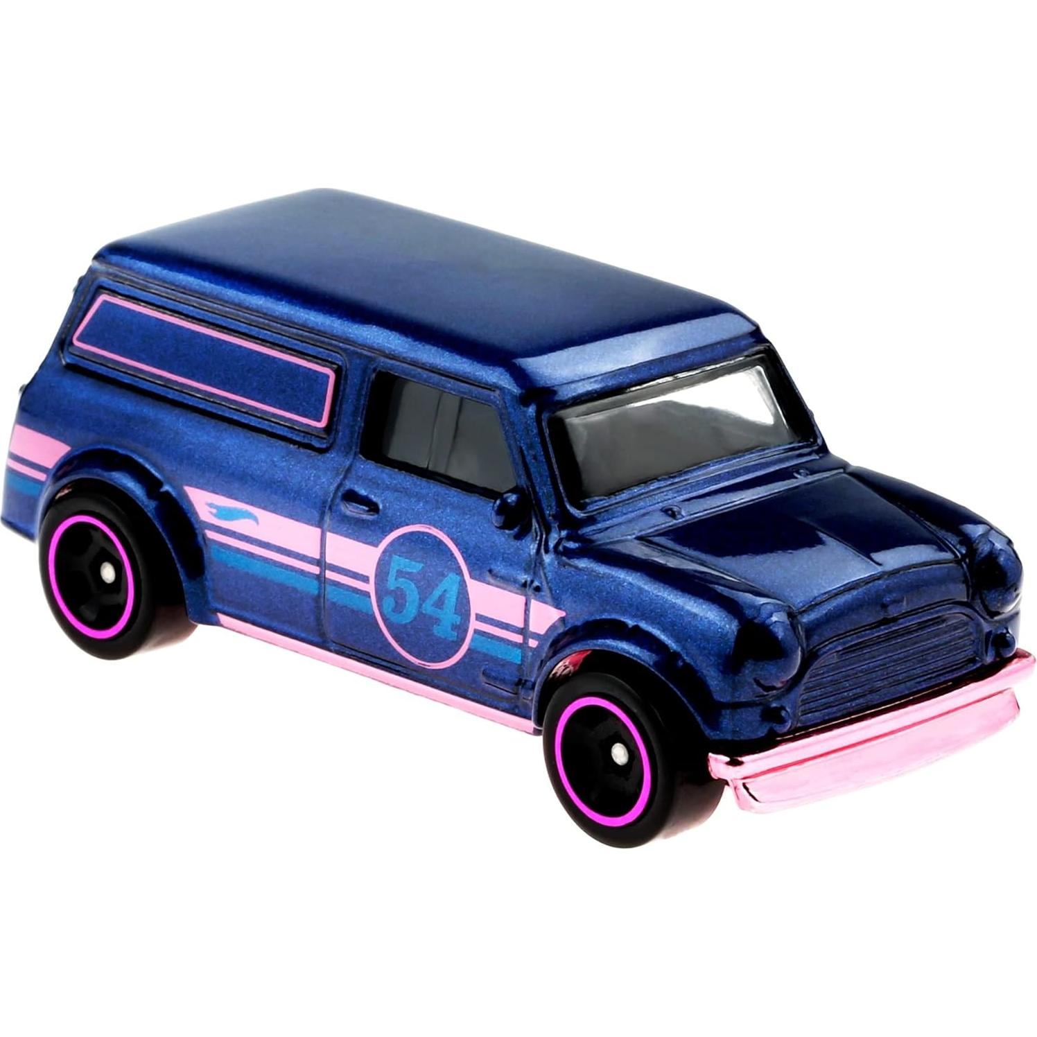 Hot Wheels 67 Austin Mini Van Diecast Perla y Cromo 2022