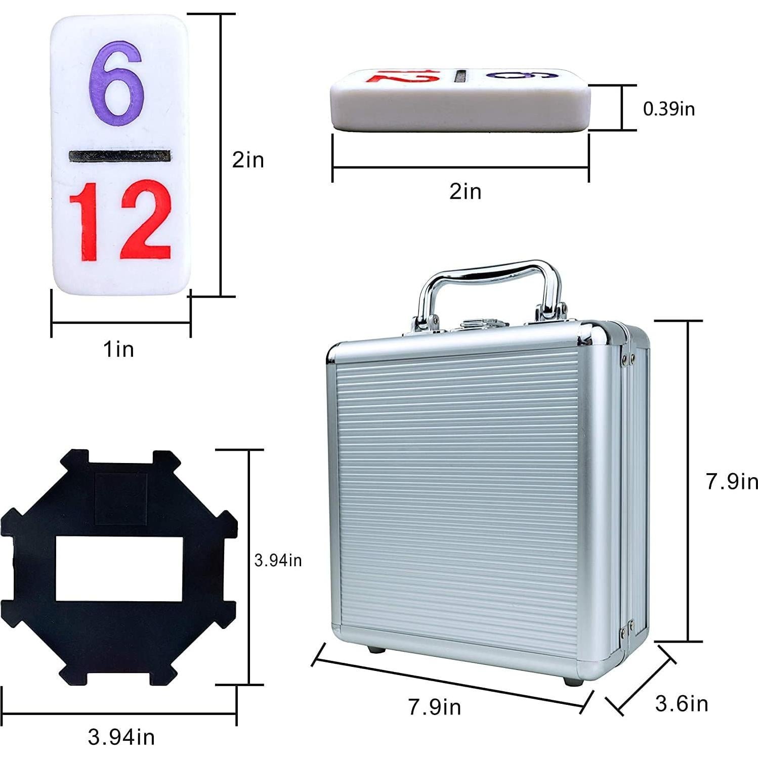 Juego de Dominó Tren Mexicano Huagu - Doble 12 - 91 Fichas