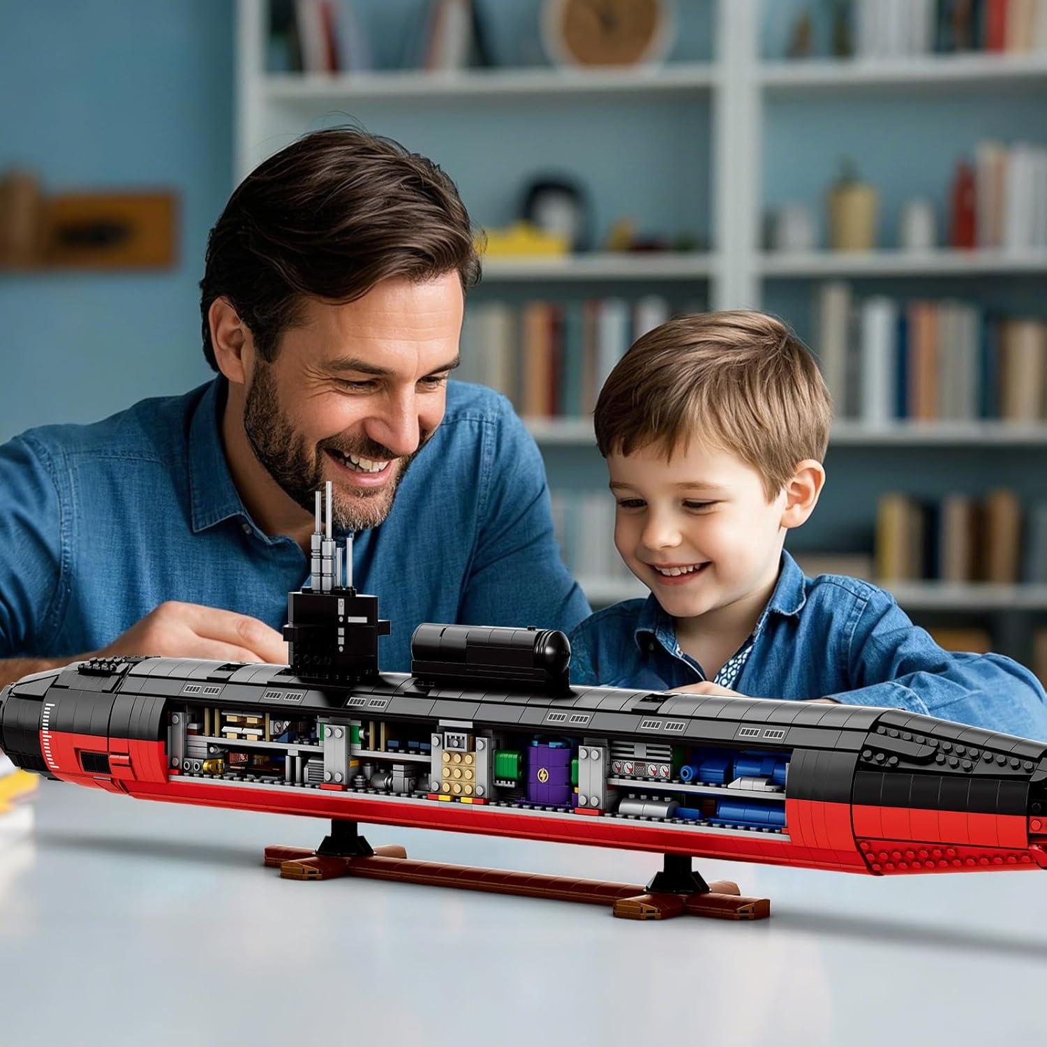 Reobrix Submarino Nuclear SSN Clase Los Ángeles 1:125 2750 PCS