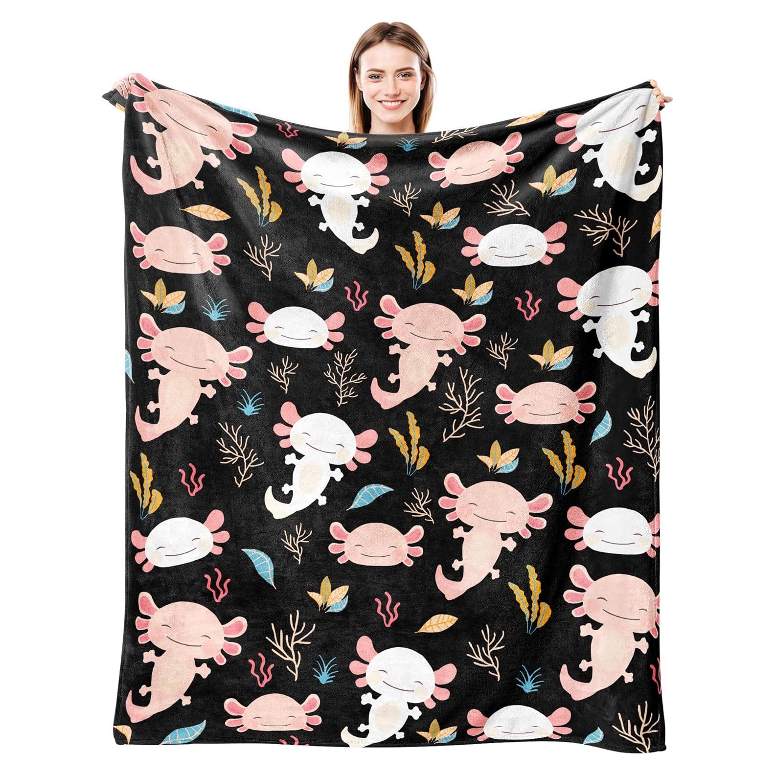 Manta de Franela Axolote NORSEASON 127x102cm Regalo Ideal