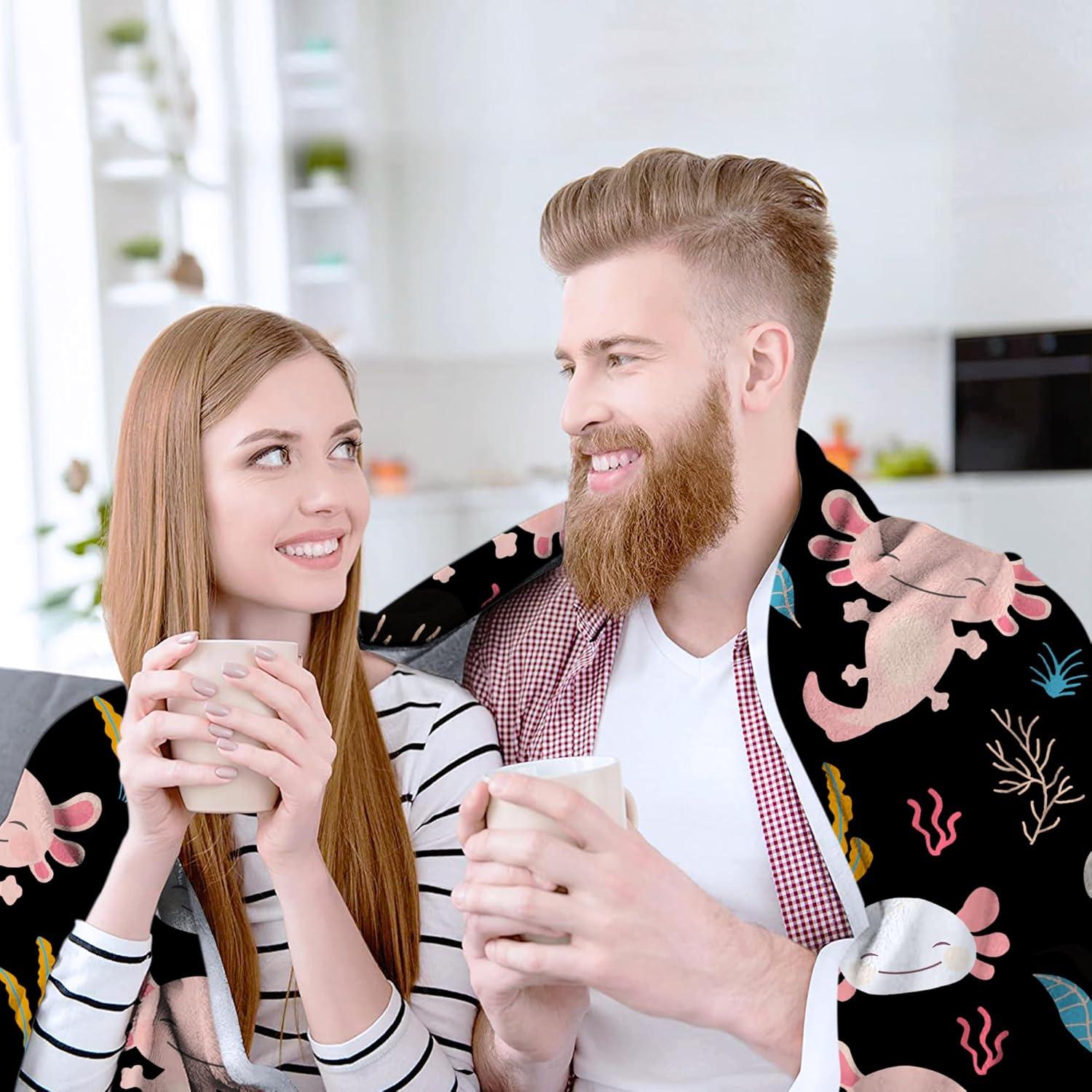 Manta de Franela Axolote NORSEASON 127x102cm Regalo Ideal