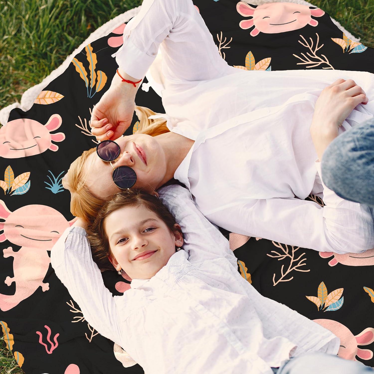 Manta de Franela Axolote NORSEASON 127x102cm Regalo Ideal