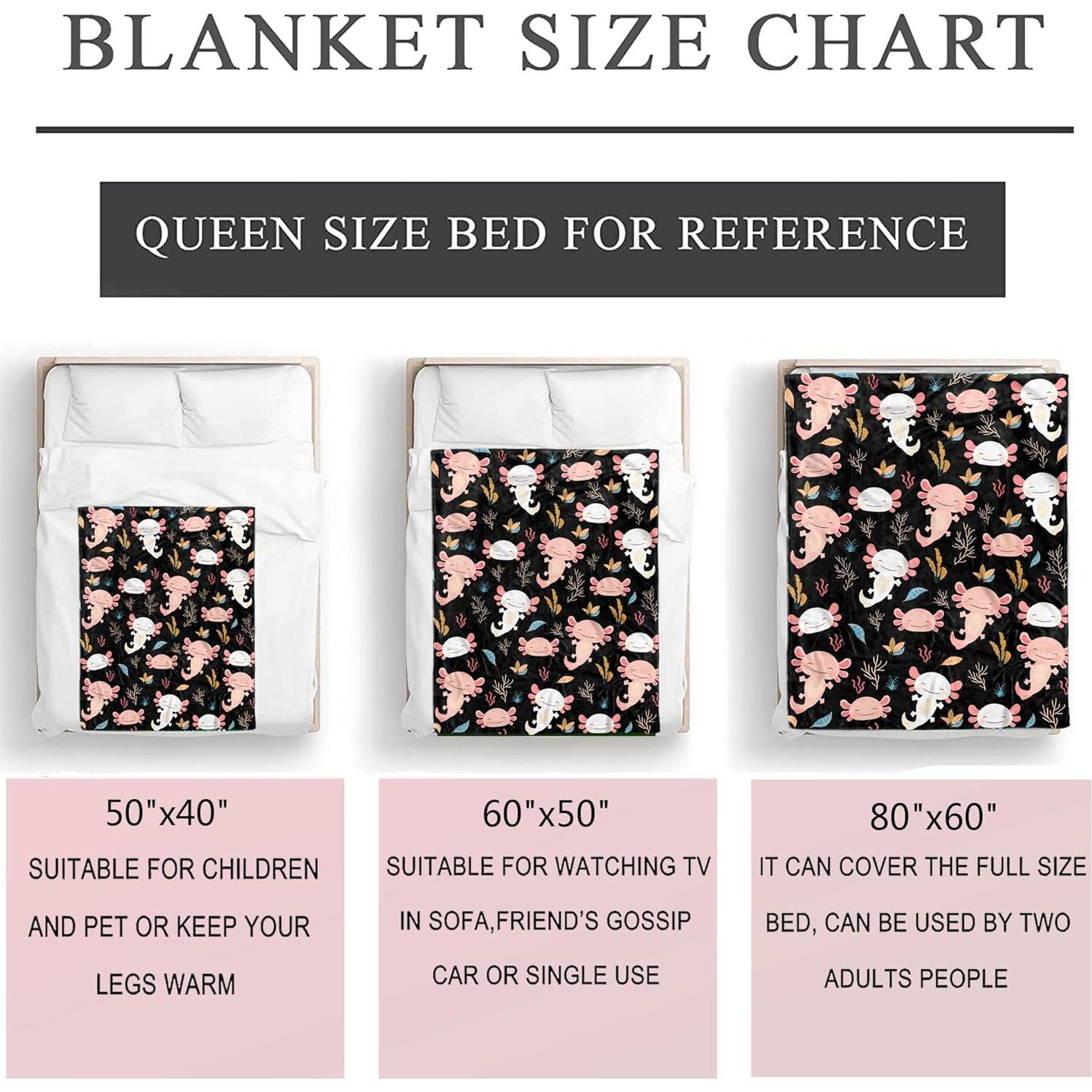 Manta de Franela Axolote NORSEASON 127x102cm Regalo Ideal