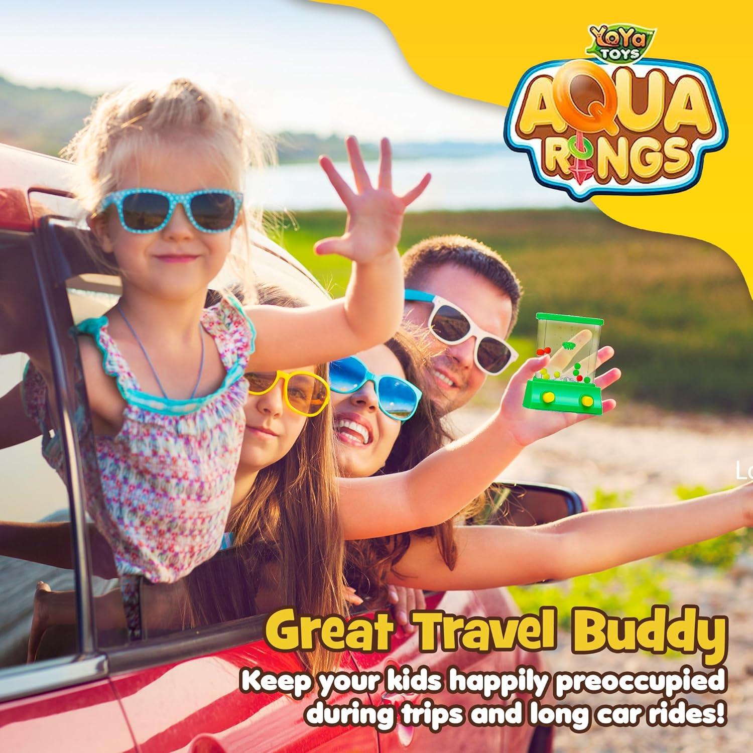 YoYa Toys Juego de Mano - Anillos de Agua y Baloncesto