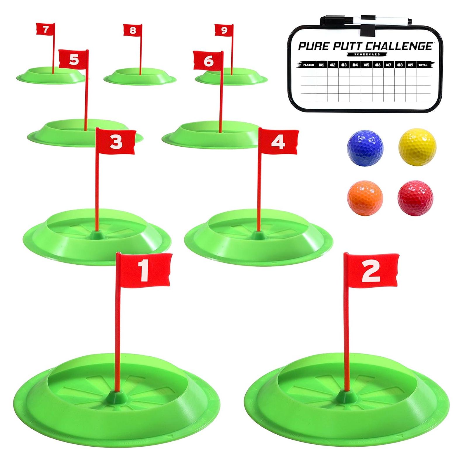 Juego de Mini Golf GoSports Desafío de Putt Puro - 9 Hoyos