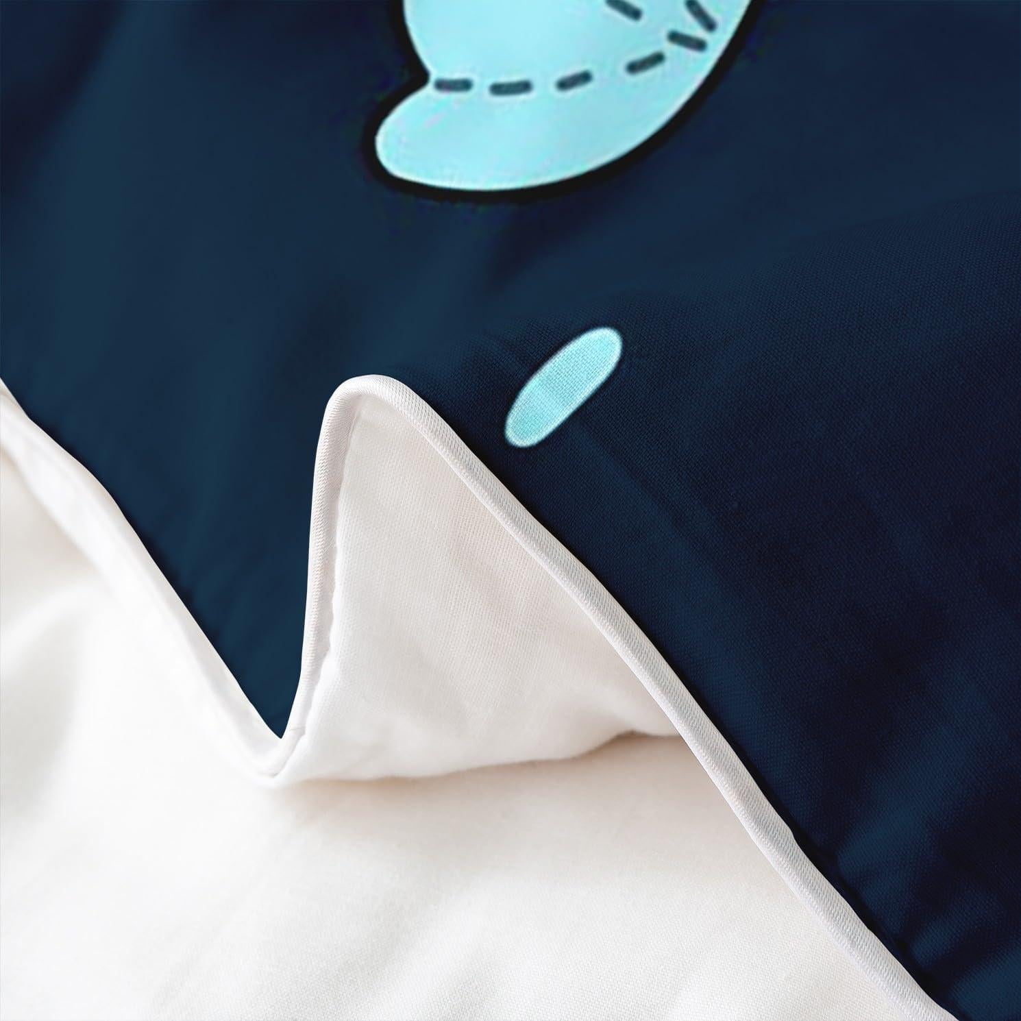 Cubierta de Edredón Individual Erosebridal Algodón Axolotl 2 Pcs