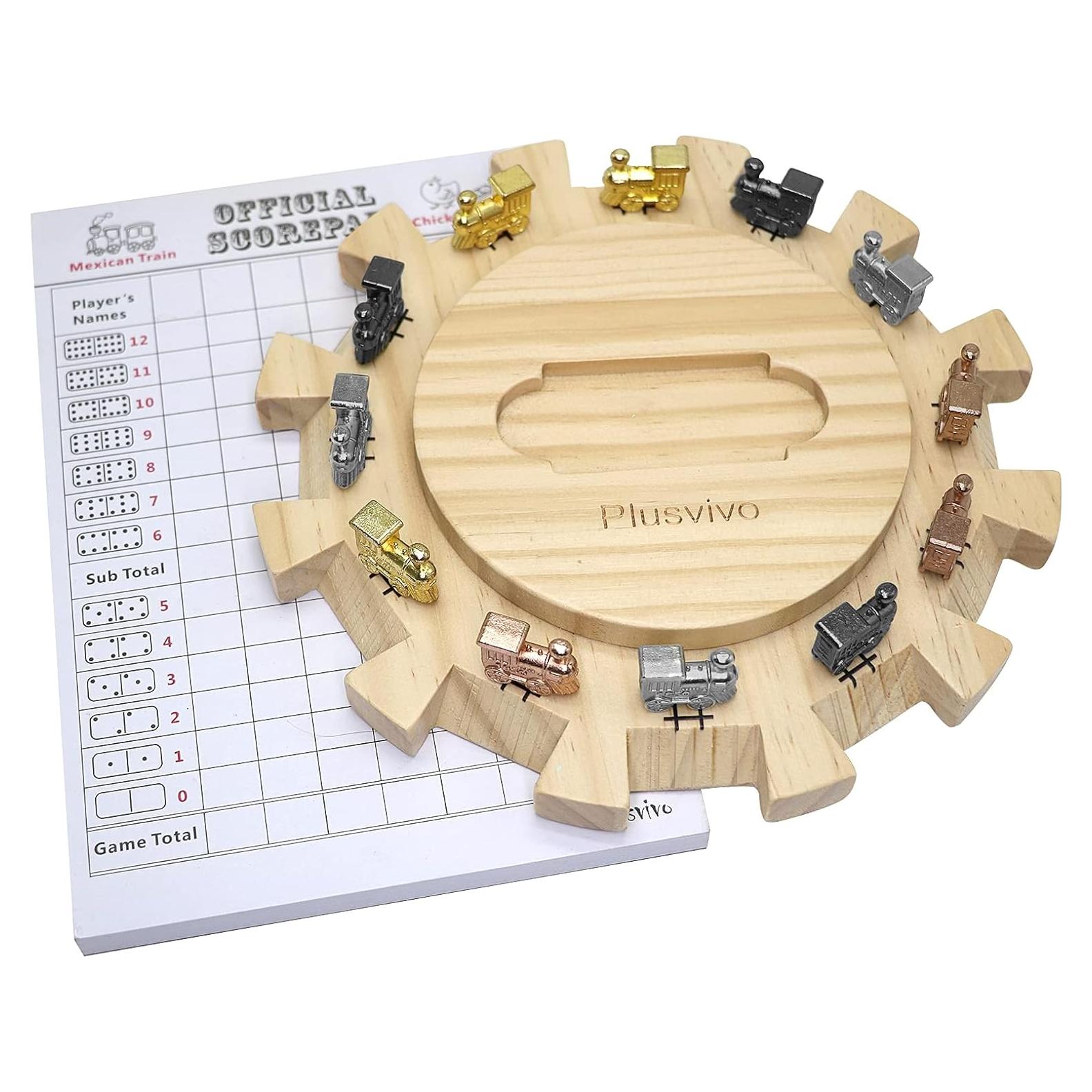 Juego de Accesorios Dominó Tren Mexicano Plusvivo