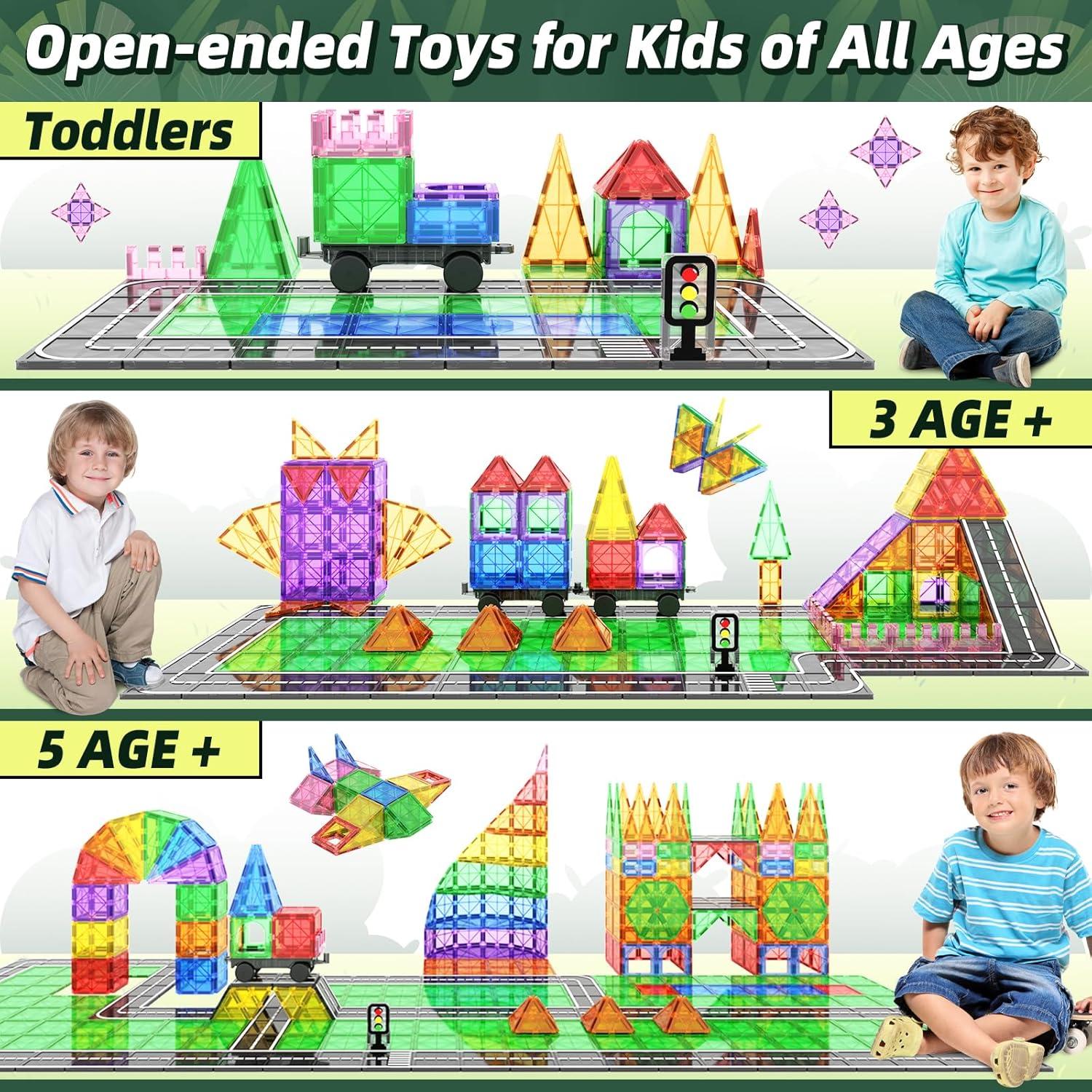 Conjunto de Azulejos Magnéticos de Carretera GOODTILES 40 Piezas