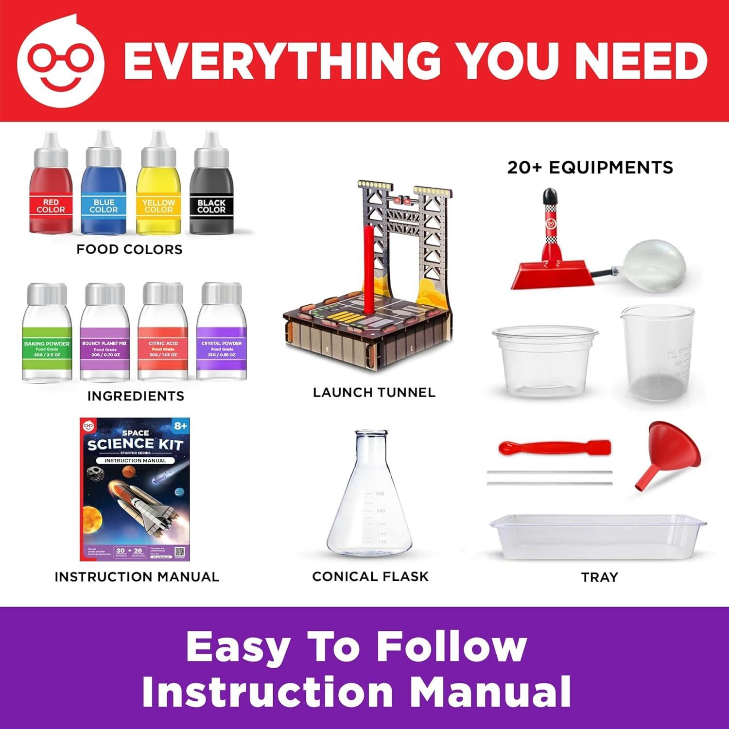 Kit de Ciencia Espacial Doctor Jupiter - Más de 50 Experimentos