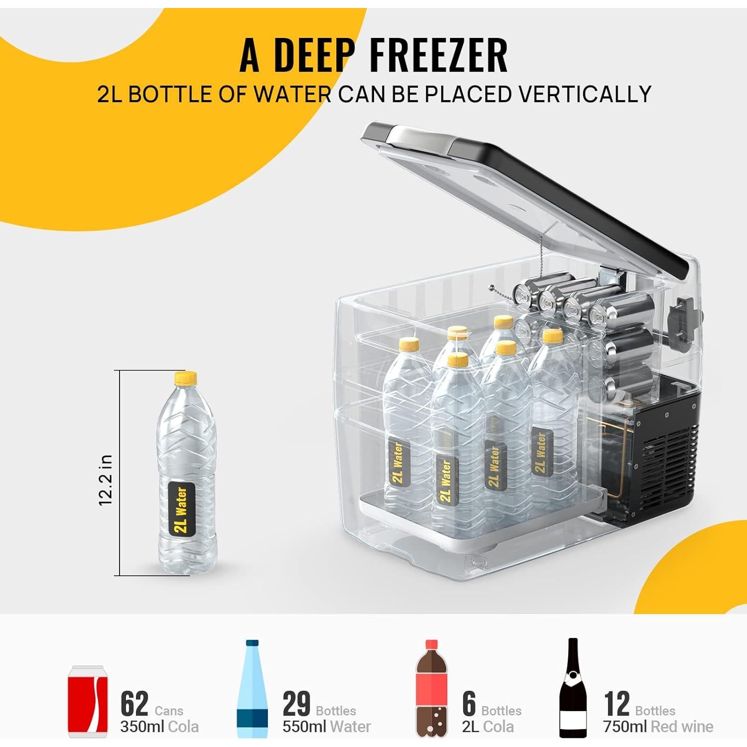 Refrigerador Portátil BougeRV E40 42QT 12V/24V DC