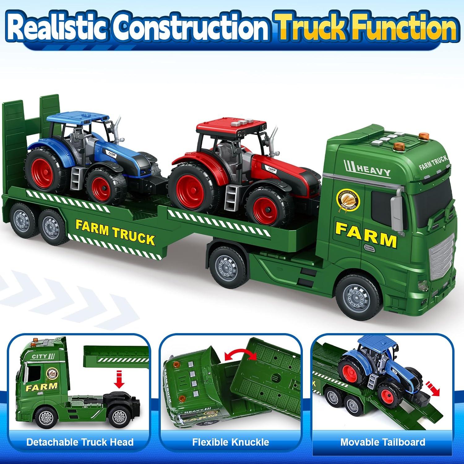 Camión de Granja BSTOYDER 63.5 cm con Luces y Sonidos