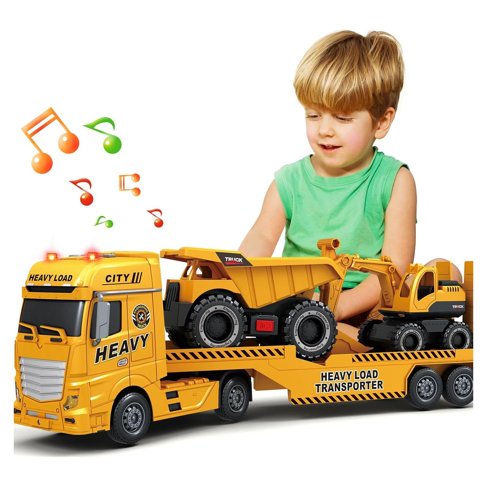 Camión de Construcción BSTOYDER 63.5 cm con Luces y Sonido