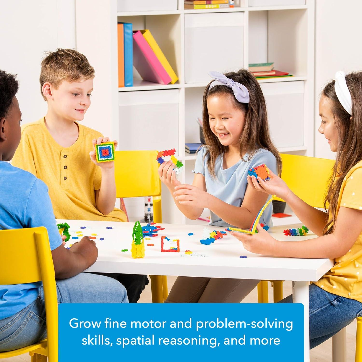 Set de Juego Abierto Plus-Plus 600 Piezas Colores Básicos