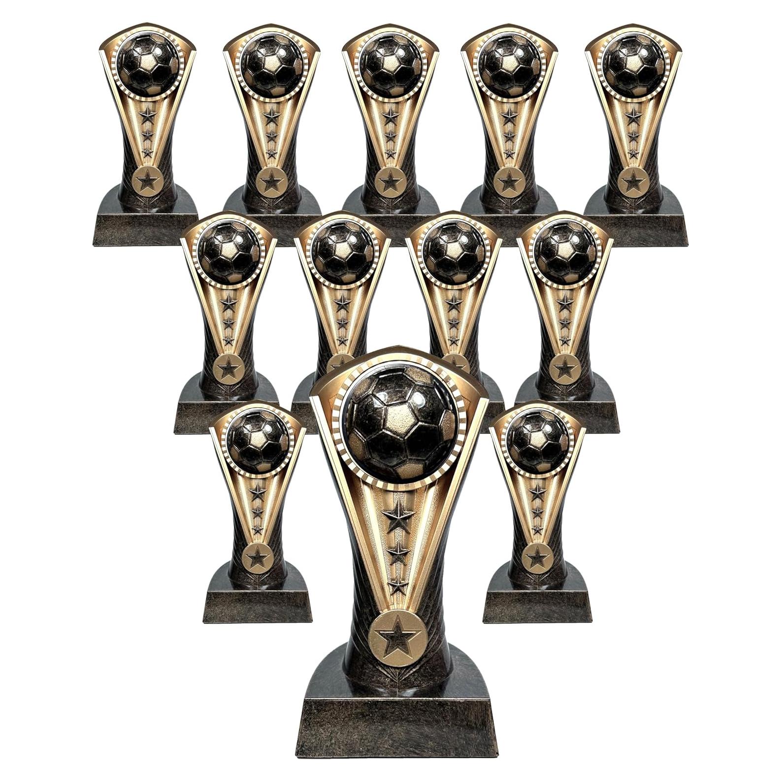 Trofeos de Fútbol Medallas Express 16.5 cm Paquete de 12