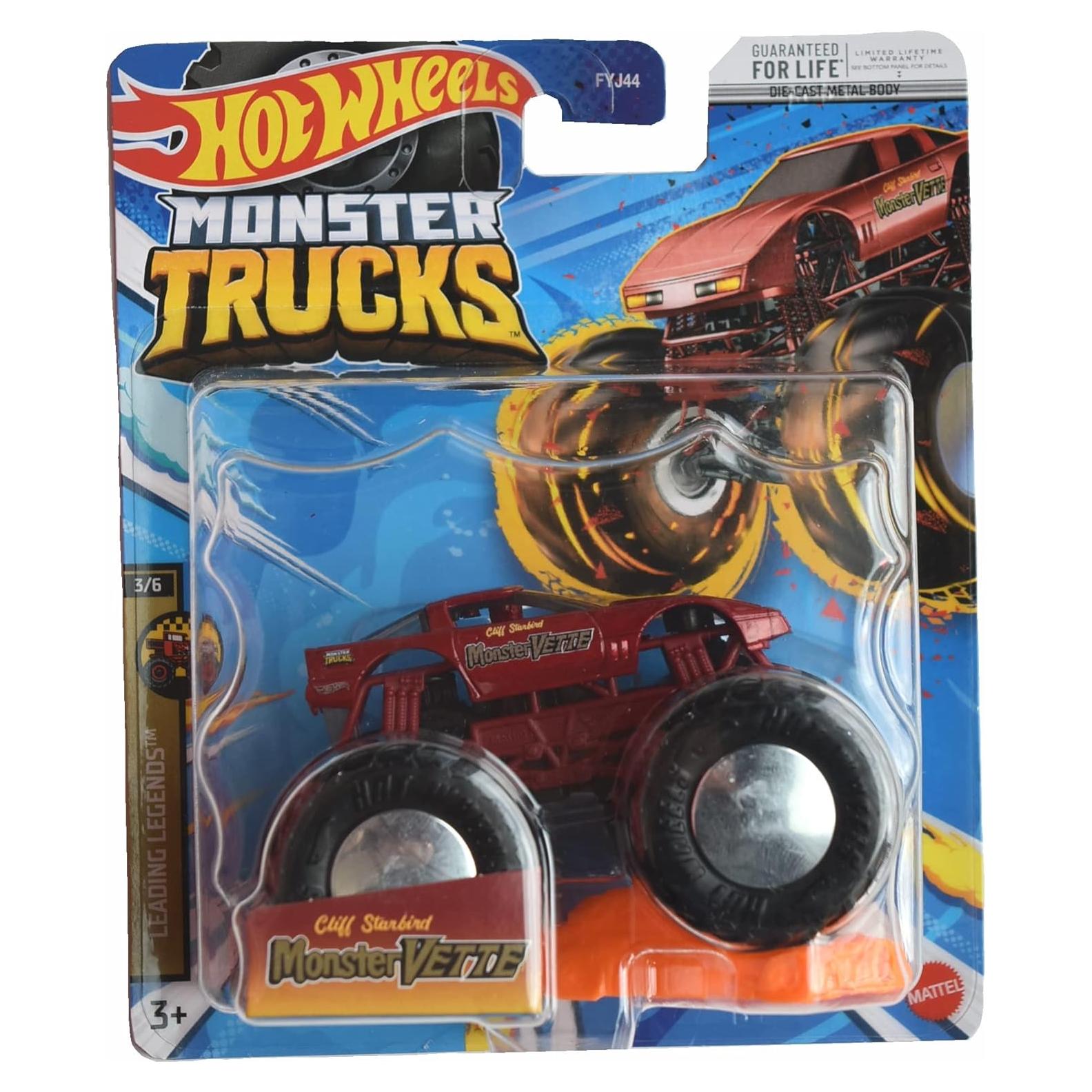 Hot Wheels Monster Trucks Vette 2023 1:64 Conectar y Chocar