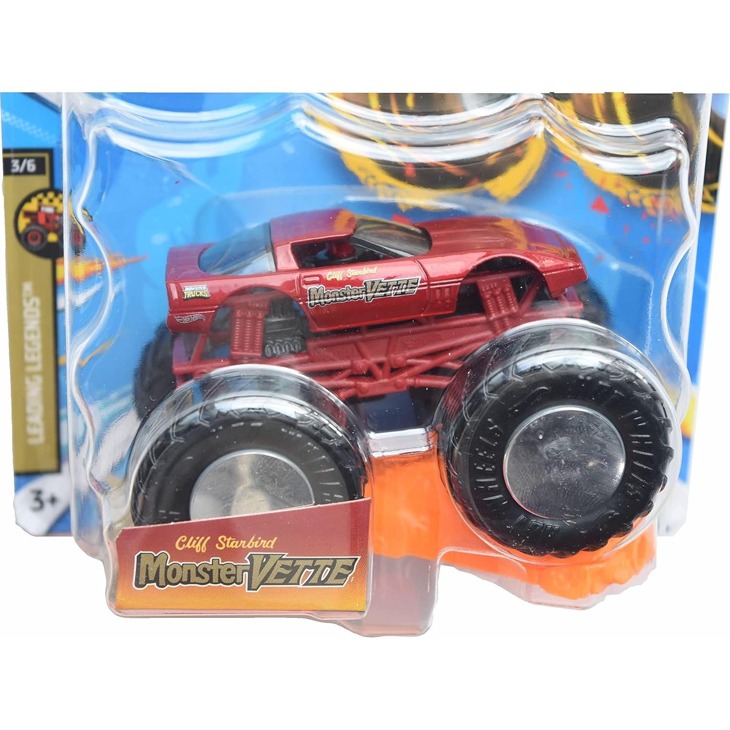 Hot Wheels Monster Trucks Vette 2023 1:64 Conectar y Chocar