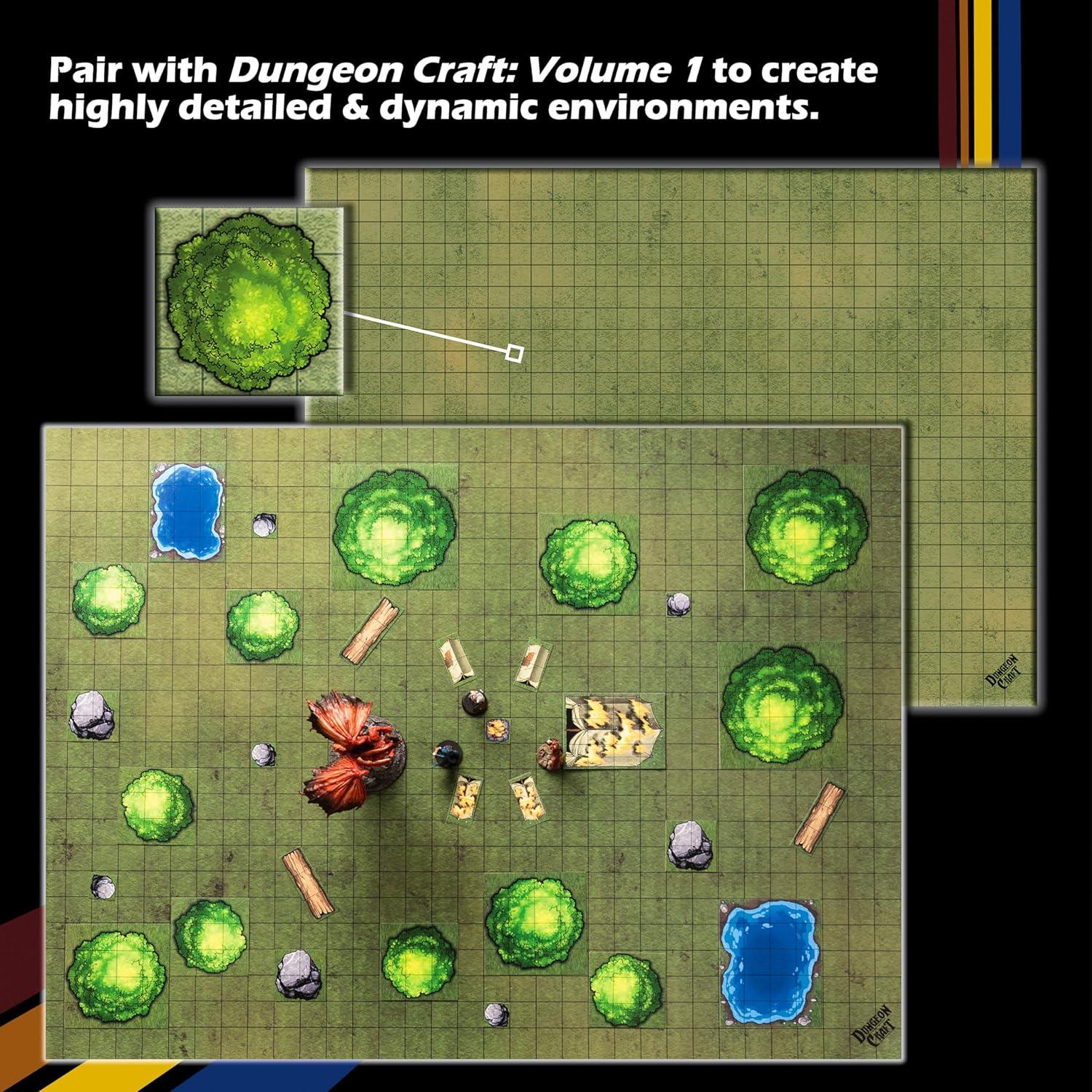 Kit Esencial de Mapas RPG Dungeon Craft - 4 Paquetes