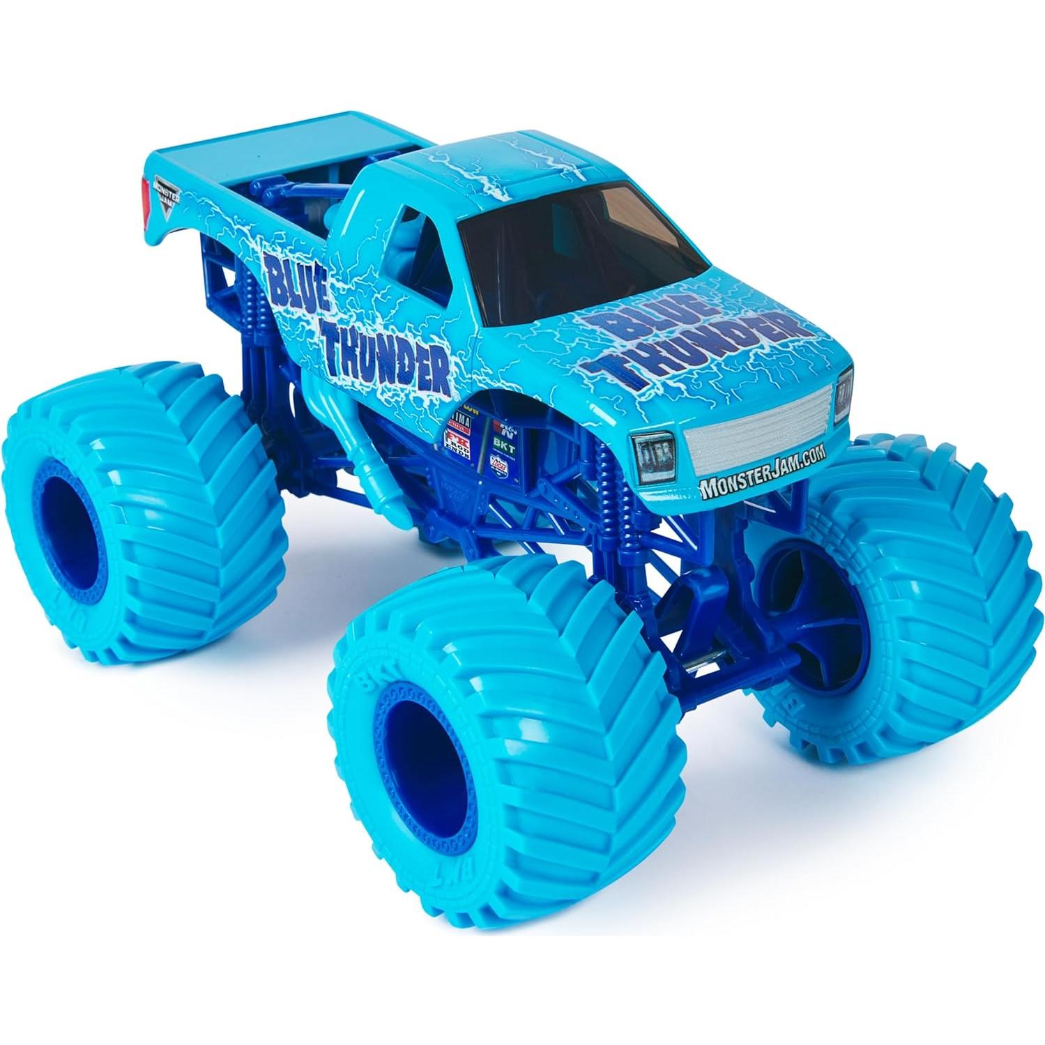 Camión Monstruo Blue Thunder Spin Master 1:24 Metal Fundido