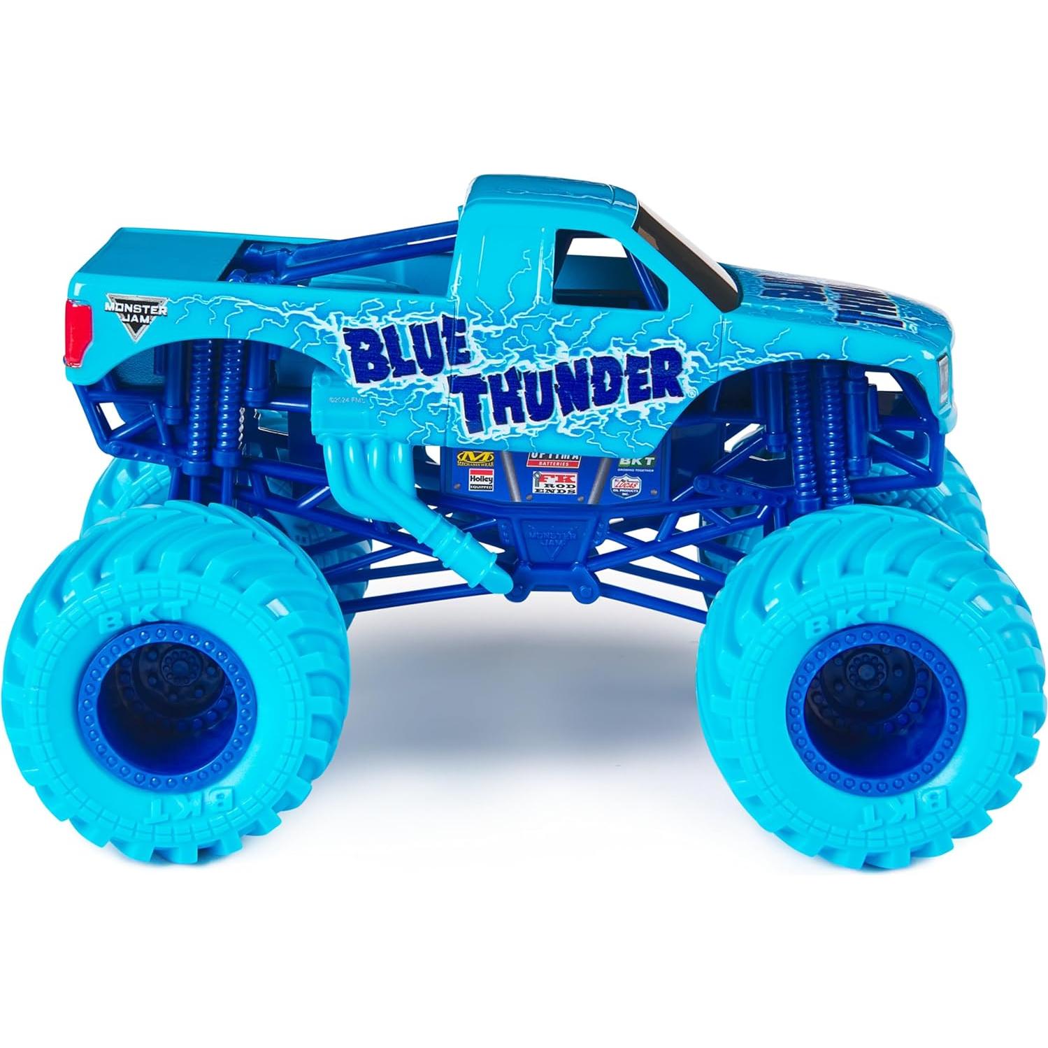 Camión Monstruo Blue Thunder Spin Master 1:24 Metal Fundido
