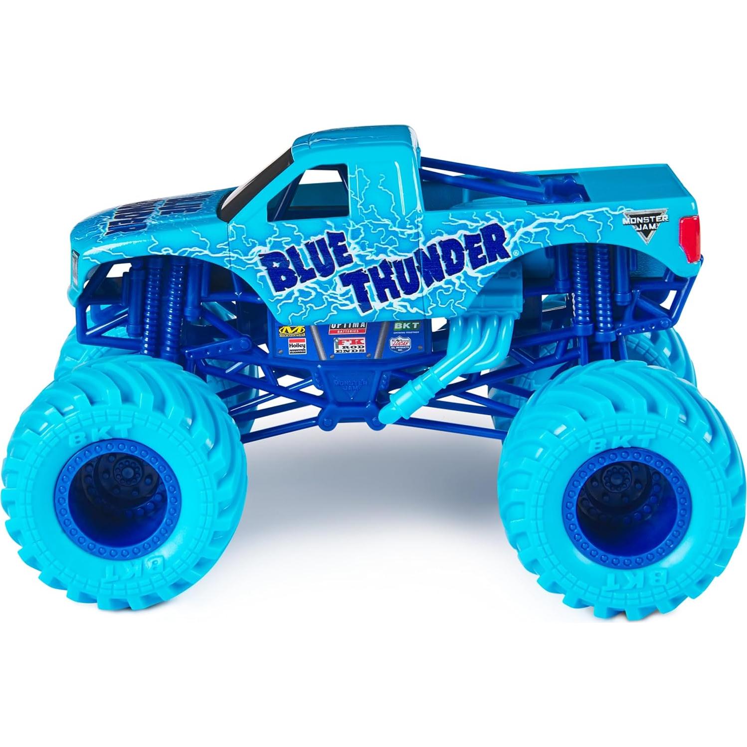 Camión Monstruo Blue Thunder Spin Master 1:24 Metal Fundido