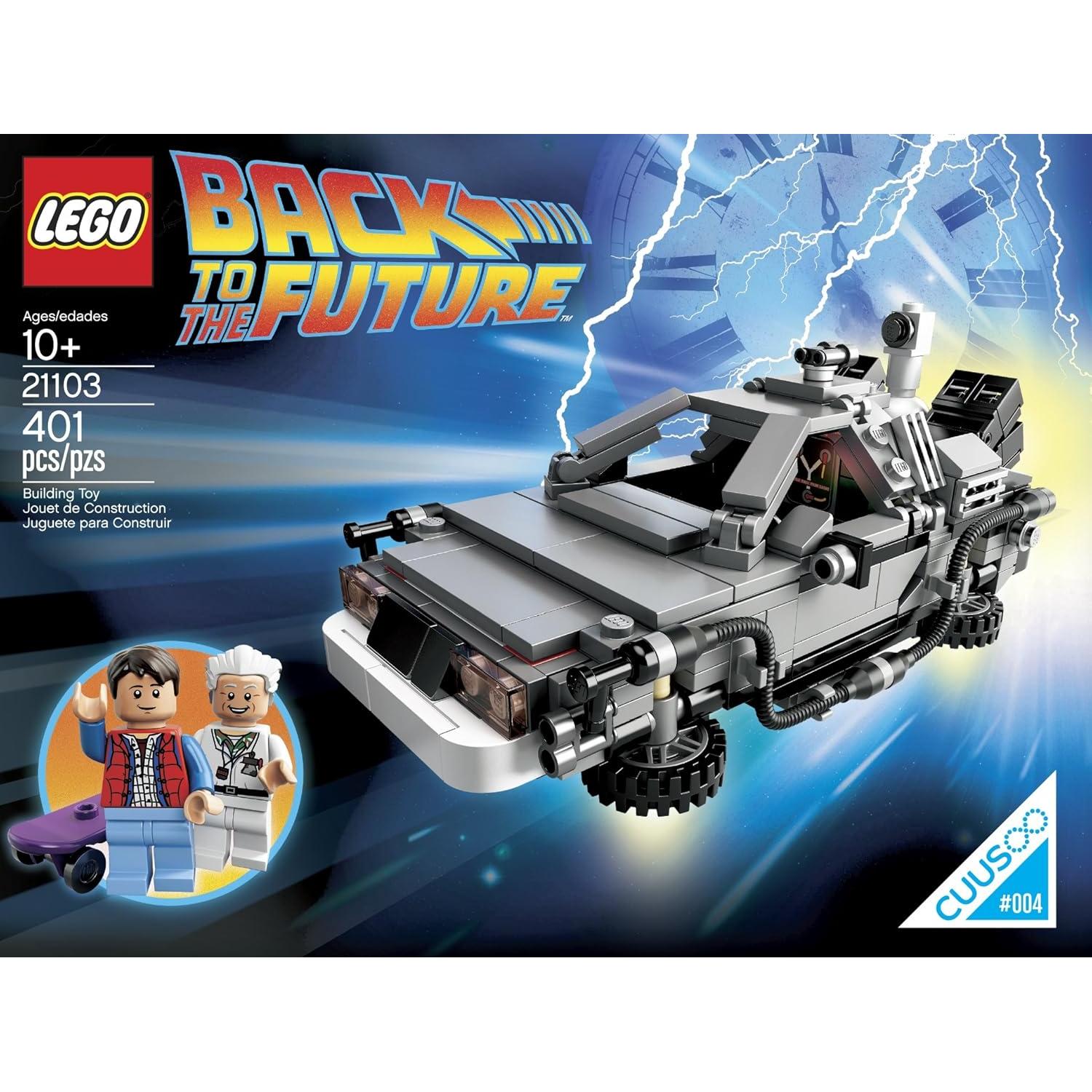 LEGO 21103 Máquina del Tiempo DeLorean - Construcción Miniatura
