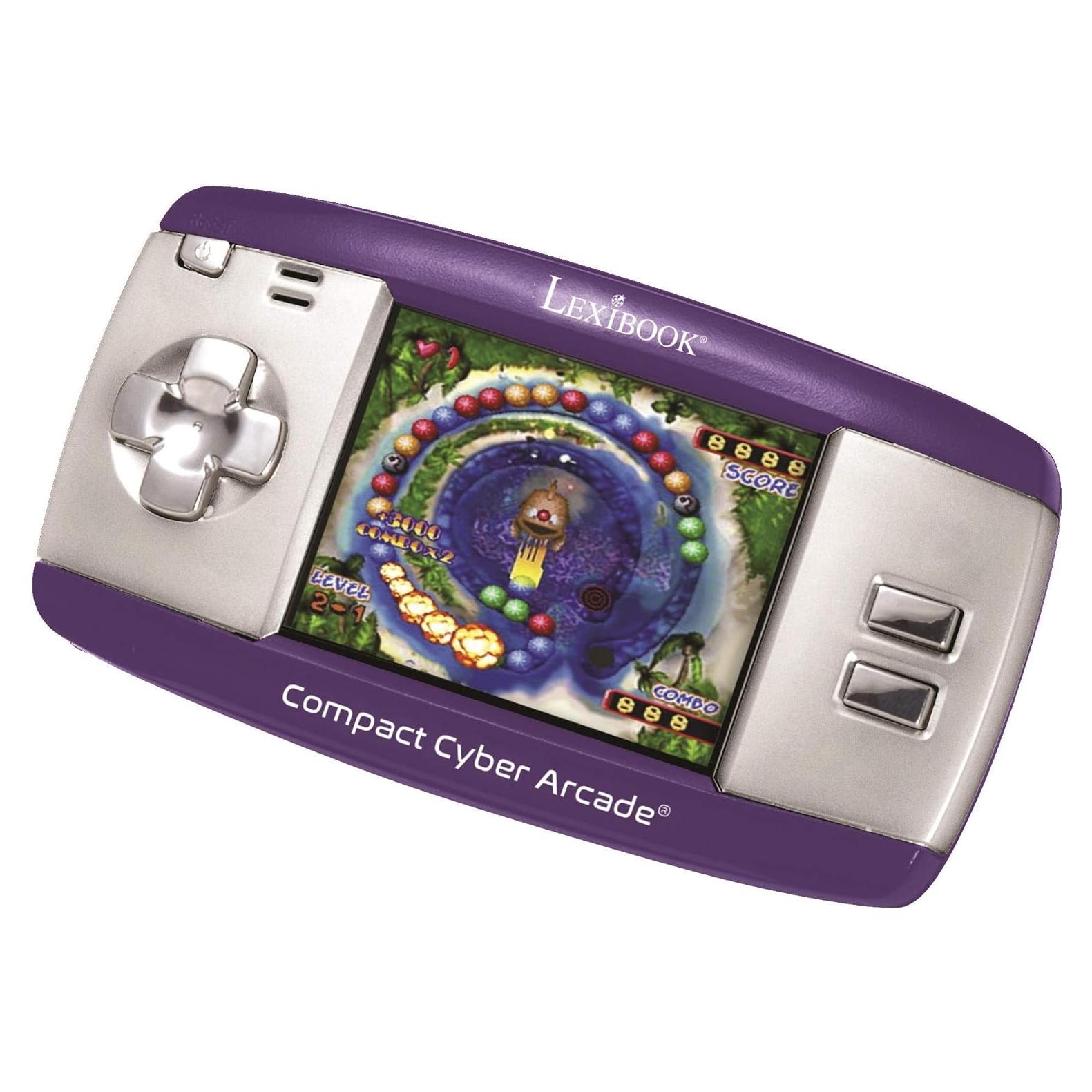 Consola de Juegos Portátil JL2375PR 250 Juegos LCD Púrpura