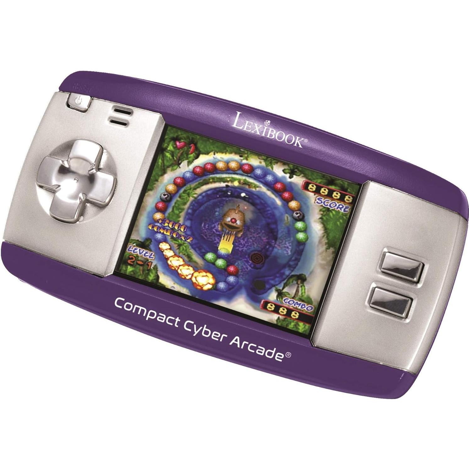 Consola de Juegos Portátil JL2375PR 250 Juegos LCD Púrpura