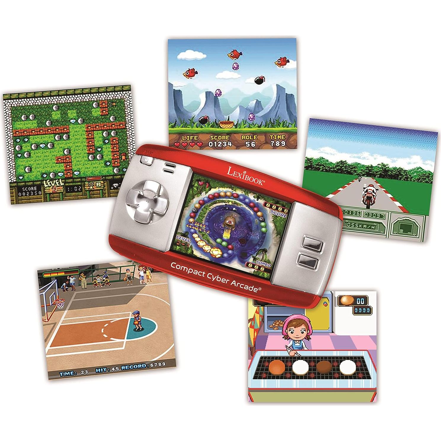 Consola de Juegos Portátil Lexibook JL2375RD, 250 Juegos