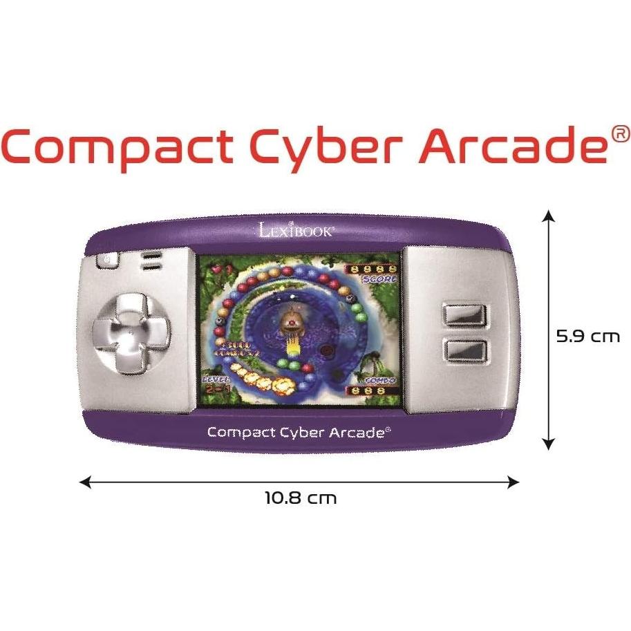 Consola de Juegos Portátil JL2375PR 250 Juegos LCD Púrpura