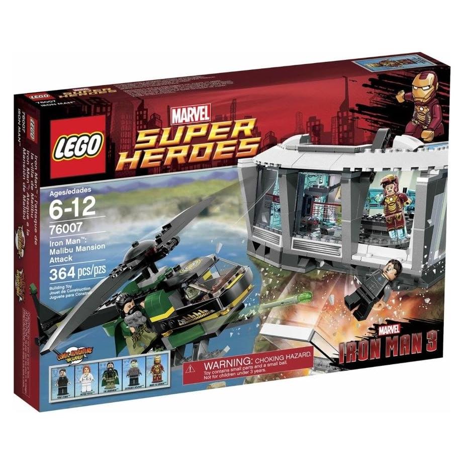 LEGO Superhéroes Ataque a la Mansión de Iron Man Malibu 76007