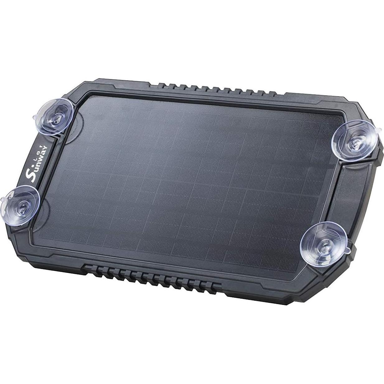 Cargador Solar Sunway 8W 12V para Baterías de Vehículos