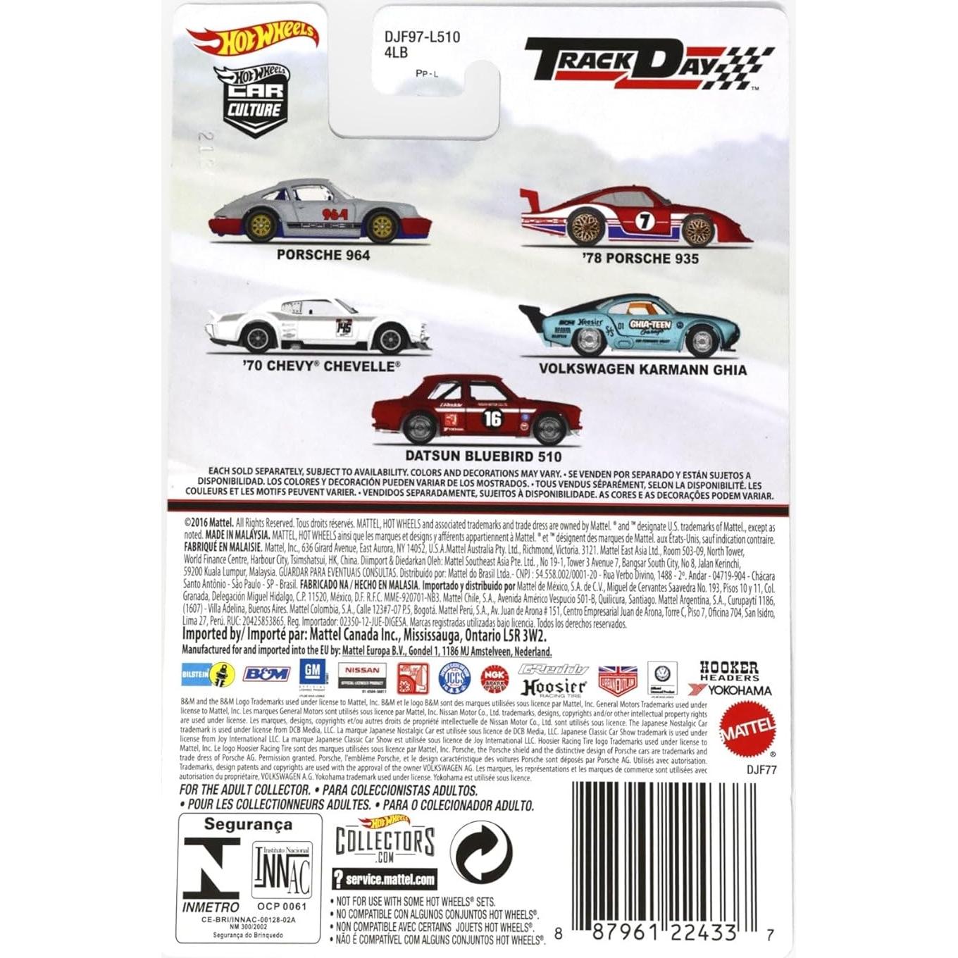 Hot Wheels Datsun Bluebird 510 Marrón 2016 Cultura de Autos