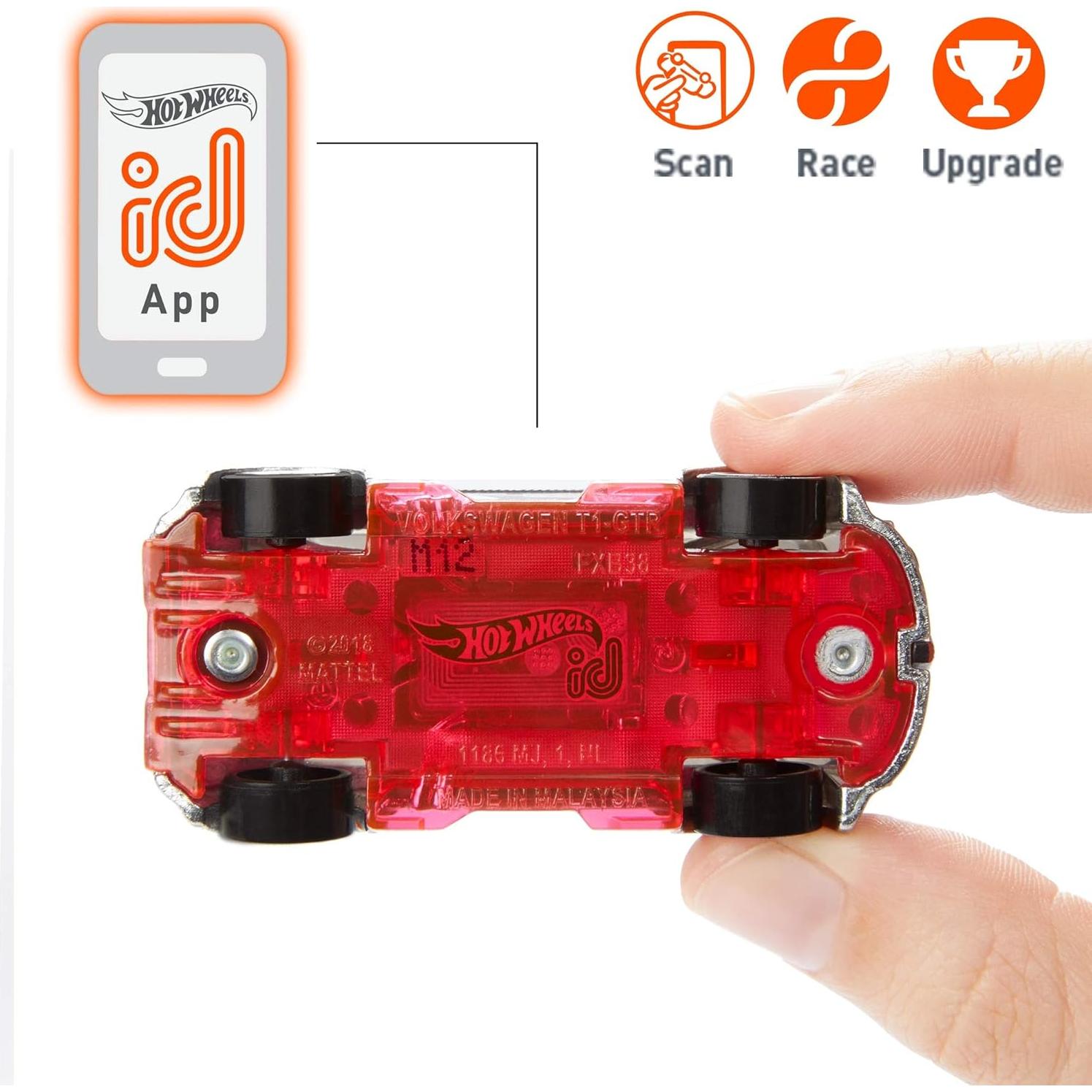 Hot Wheels id Volkswagen T1-R - Juguete Interactivo 10 cm